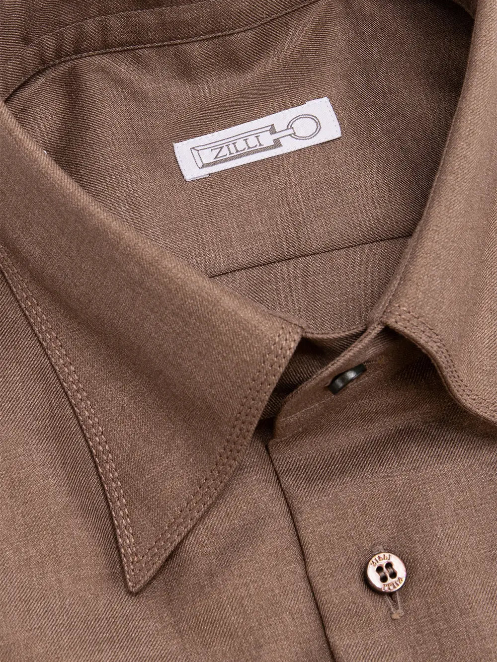 Timeless Long-Sleeve Shirt in Cashmere and Silk