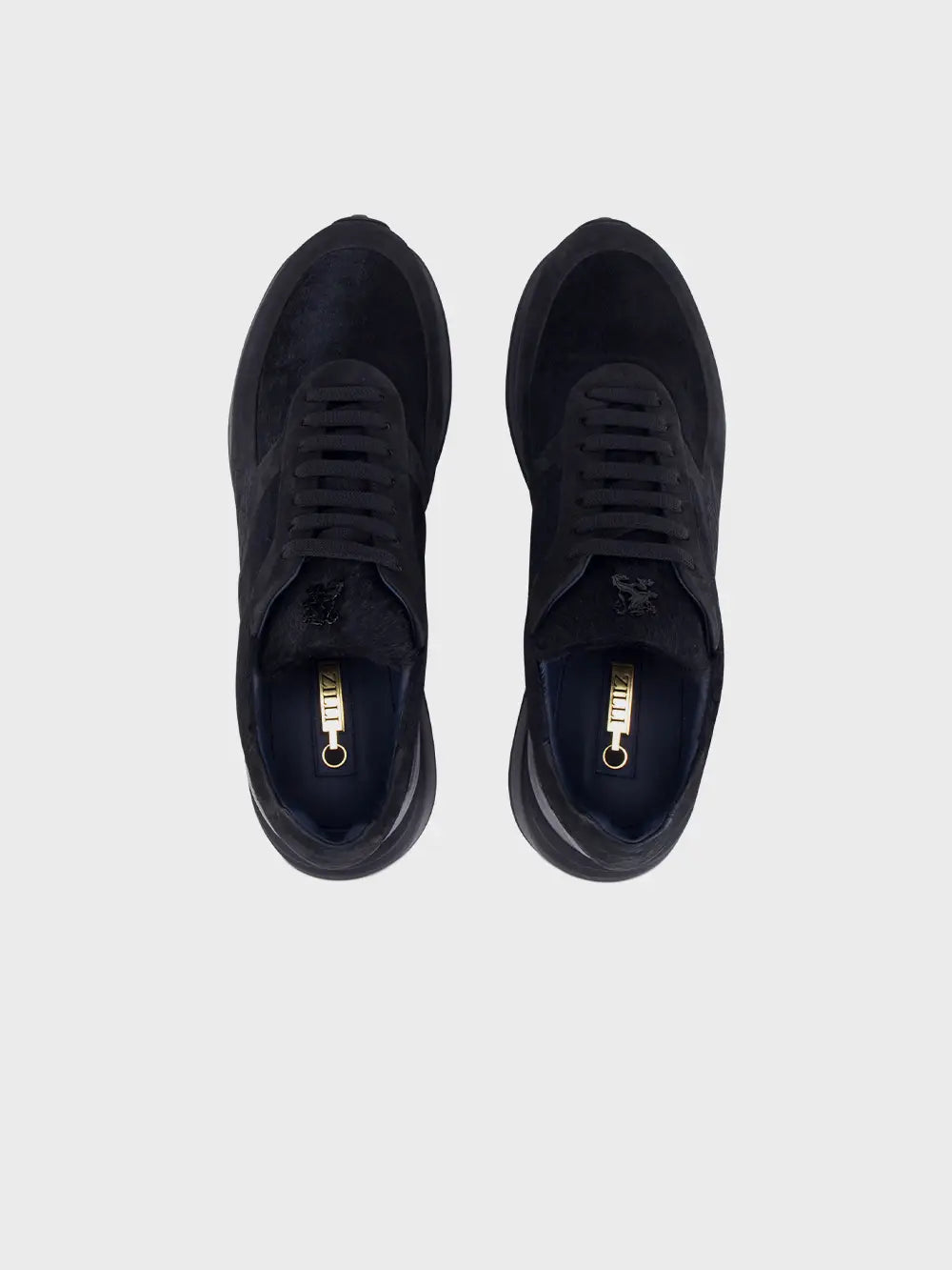 Suede Calfskin Sneakers with ZILLI Signature