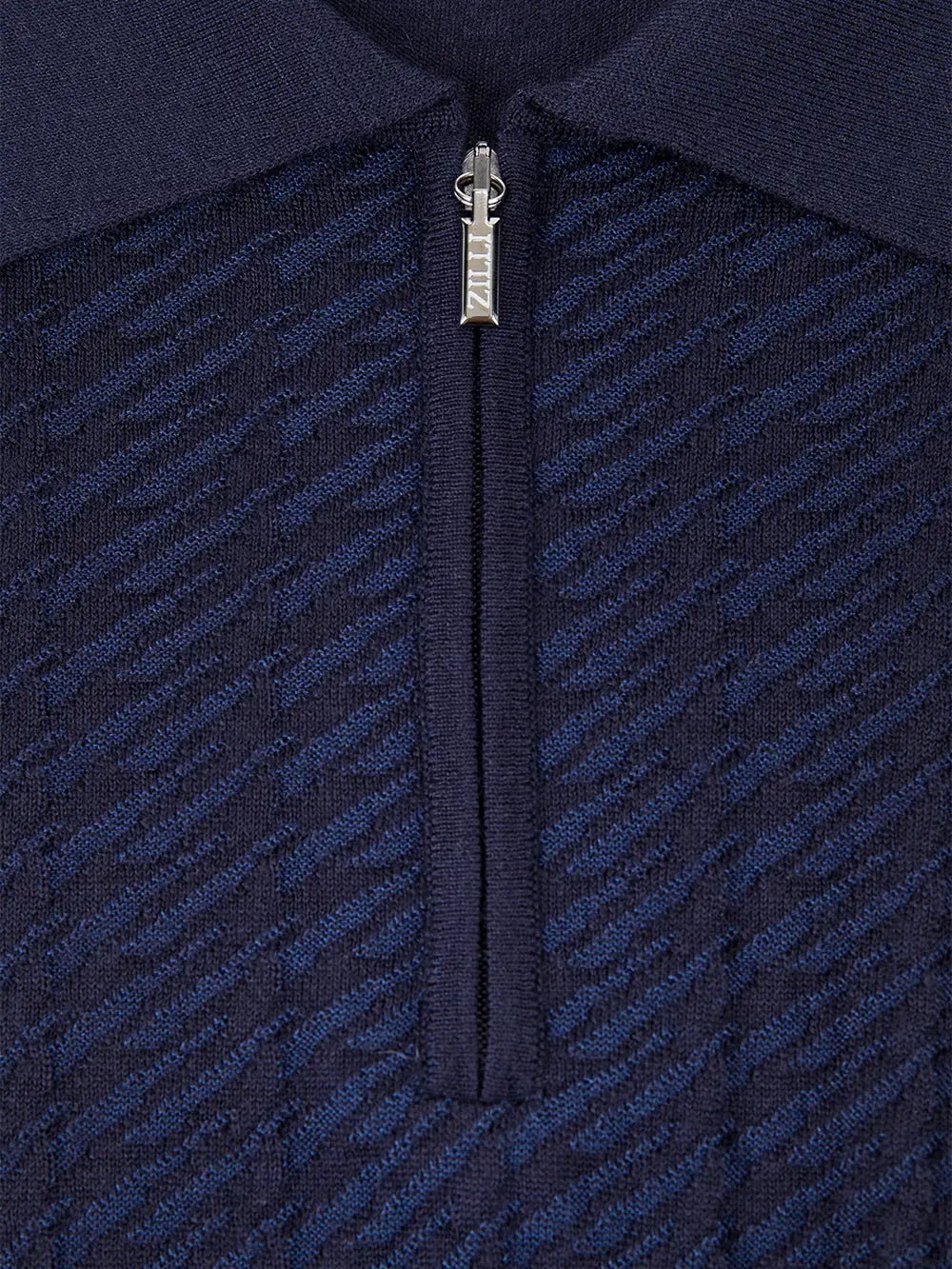 Long Sleeve Zipped Polo