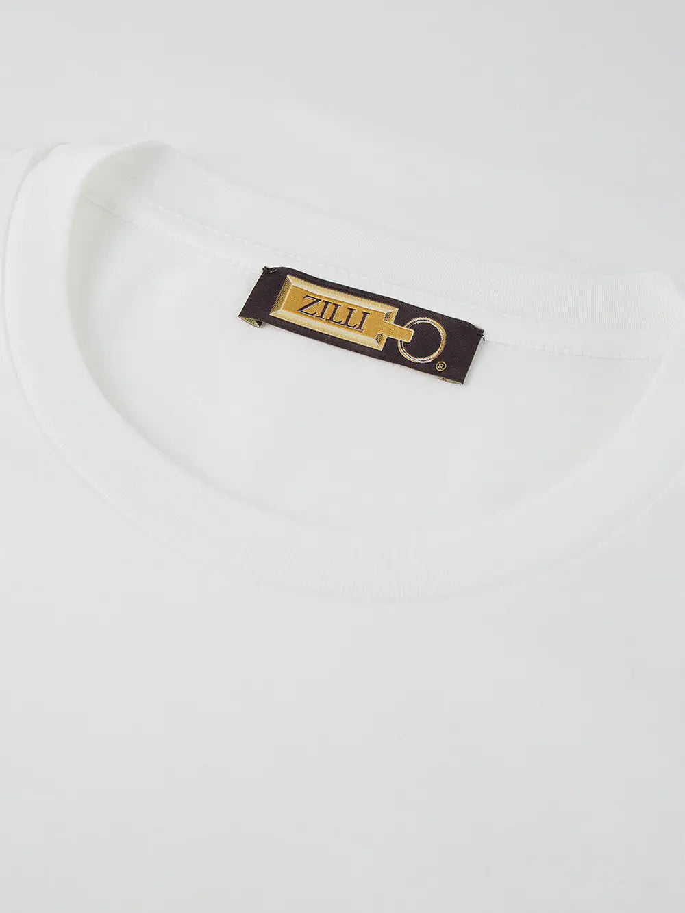 Zilli Round Neck T-shirt - Cursive Zilli Pattern