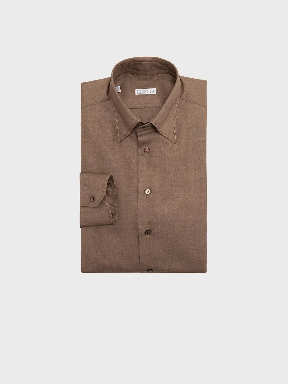 Timeless Long-Sleeve Shirt in Cashmere and Silk