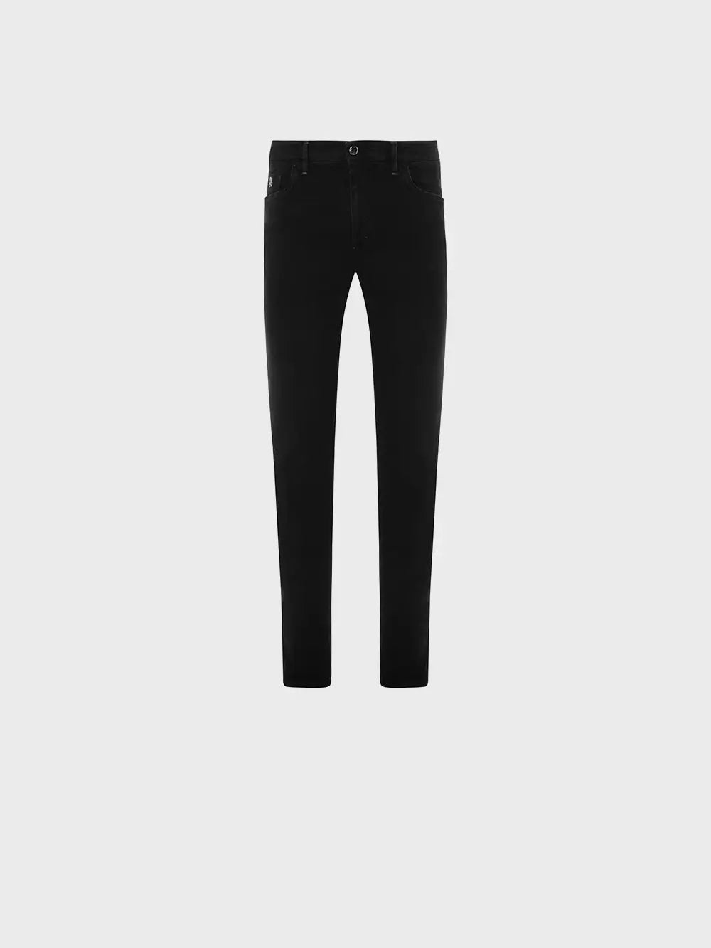 Jeans with Lion Circle Embroidery