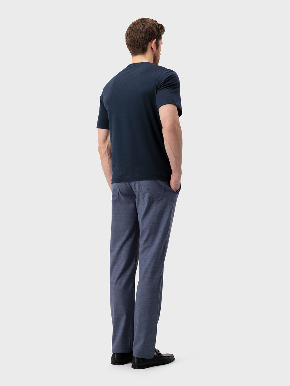 ZILLI "Big Lion" Embroidery Cotton Shirt - Blue Navy