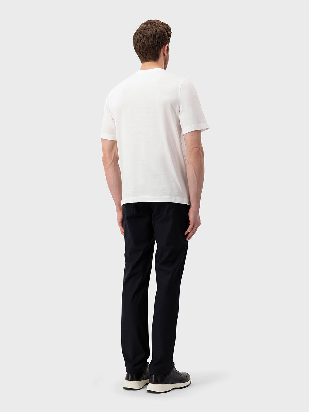 ZILLI "Big Lion" Embroidery Cotton T-Shirt - White