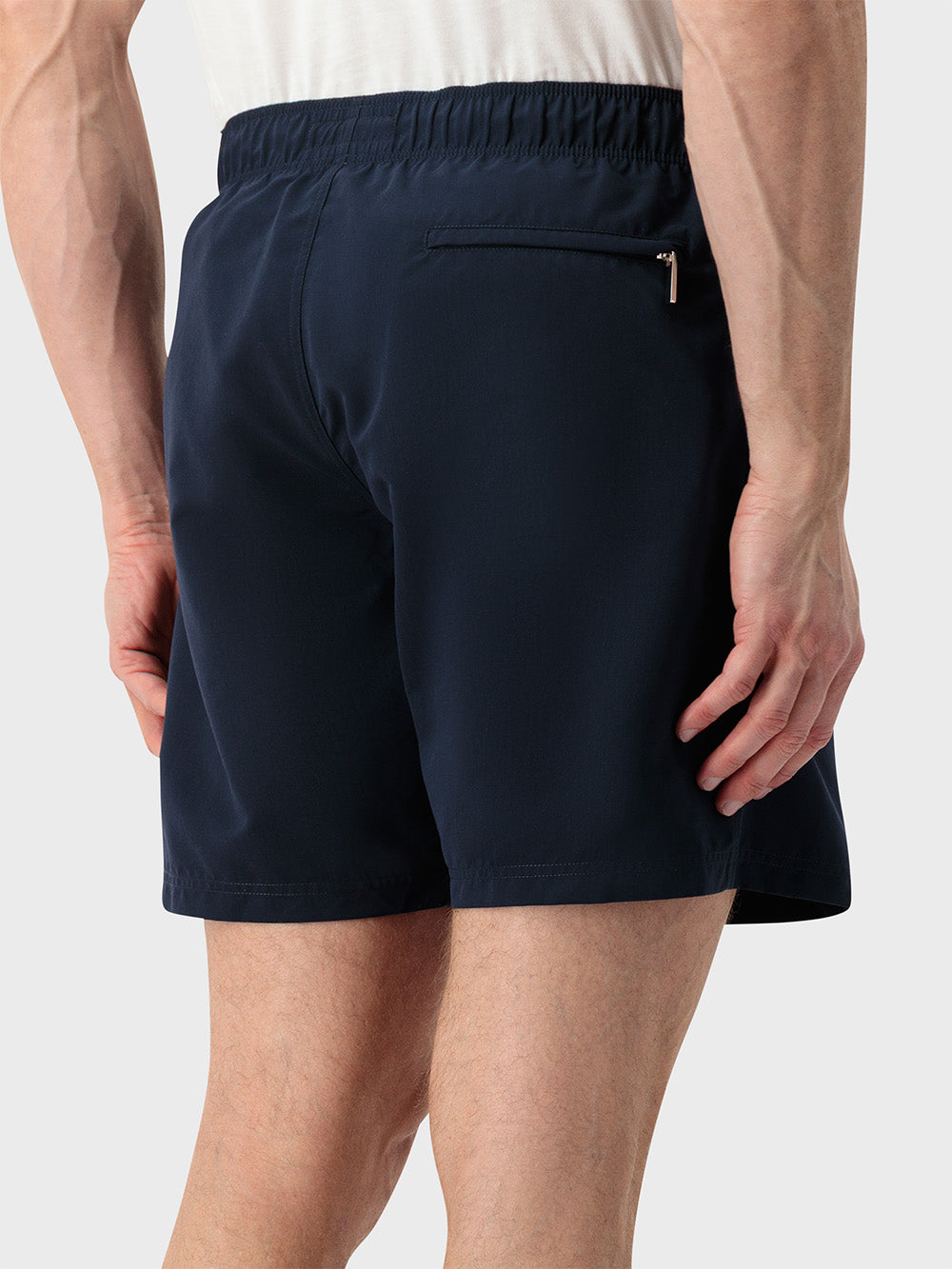 Шорты для плавания с вышивкой "ZILLI Crest" - Синий ВМФ