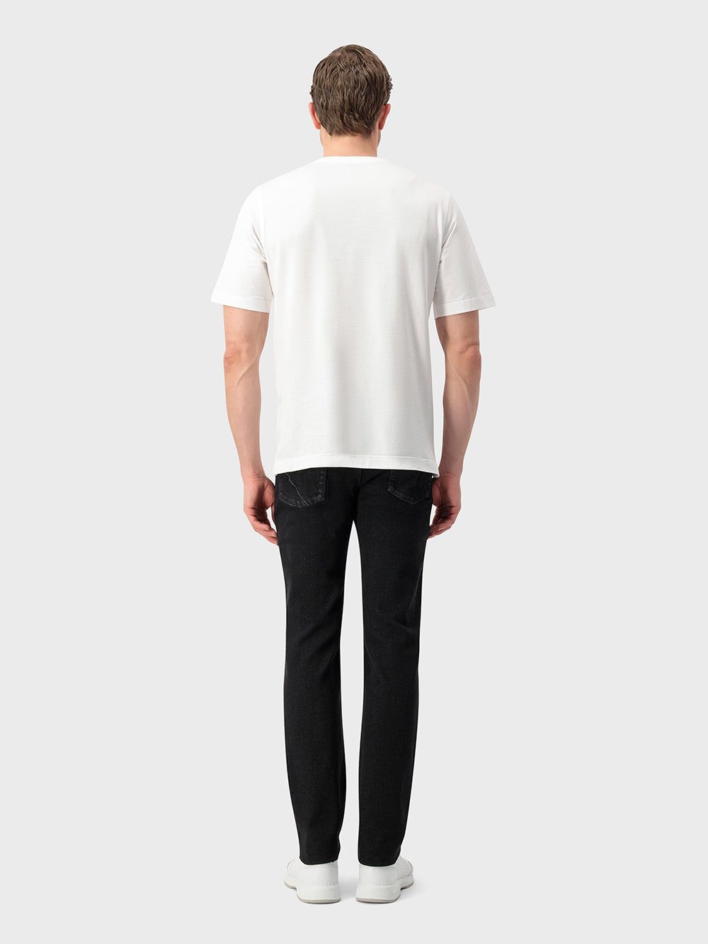 "ZILLI Club Lion" Embroidery Cotton Shirt - White