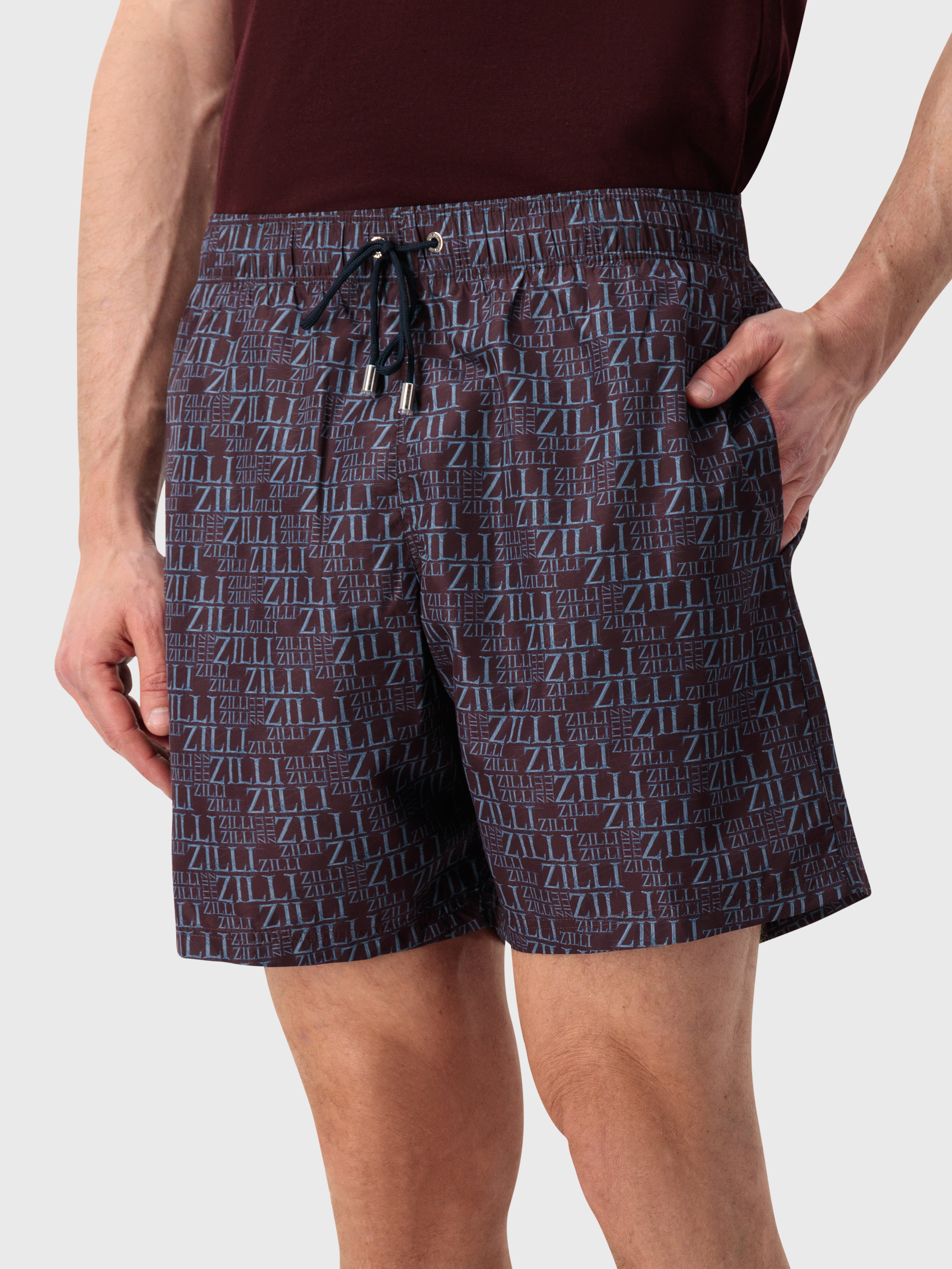 Шорты для плавания ZILLI - Глубокая вишня