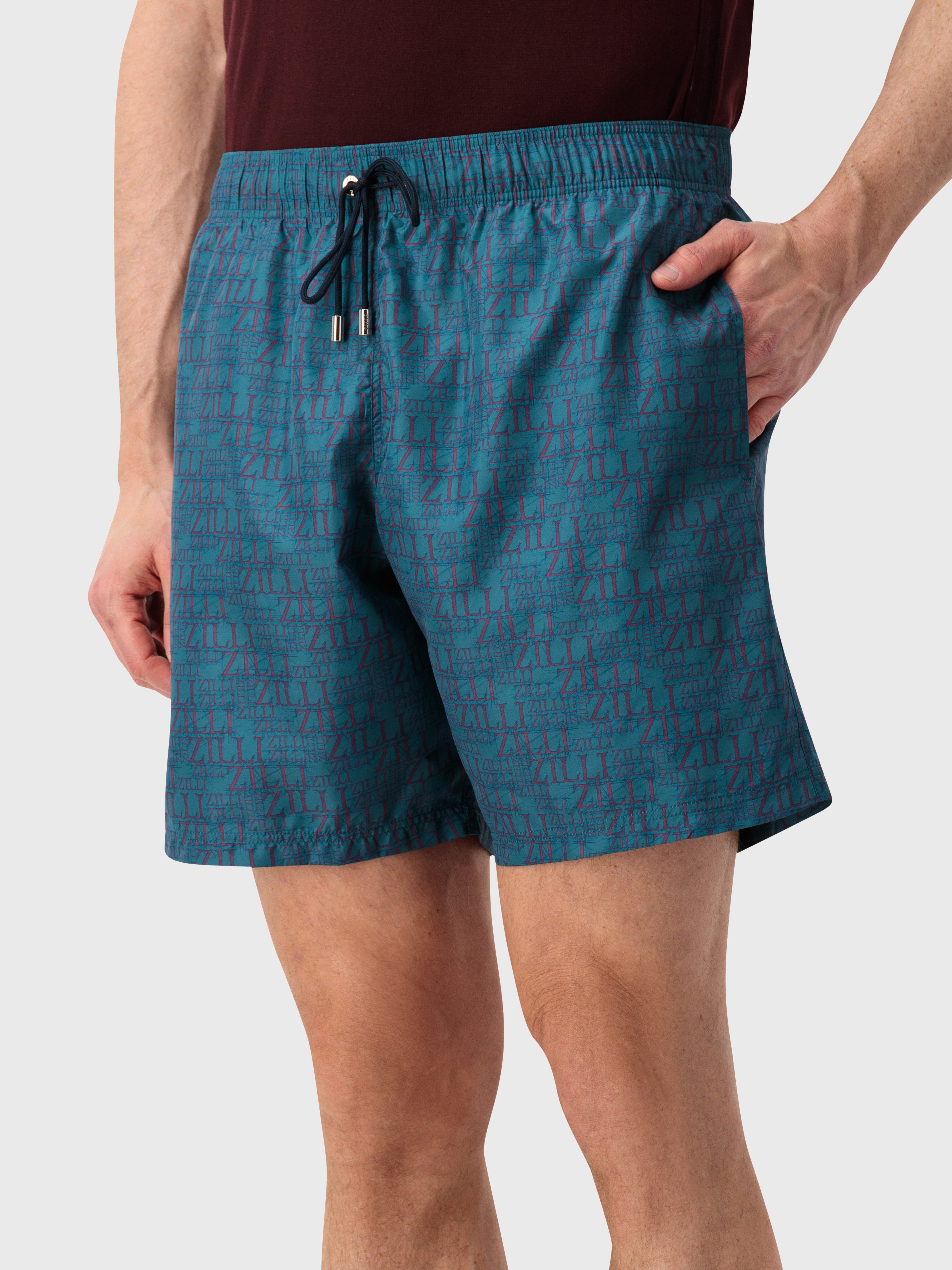 Шорты для плавания ZILLI - павлин