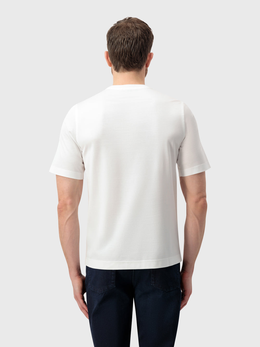 Big Lion Embroidered T-Shirt - White