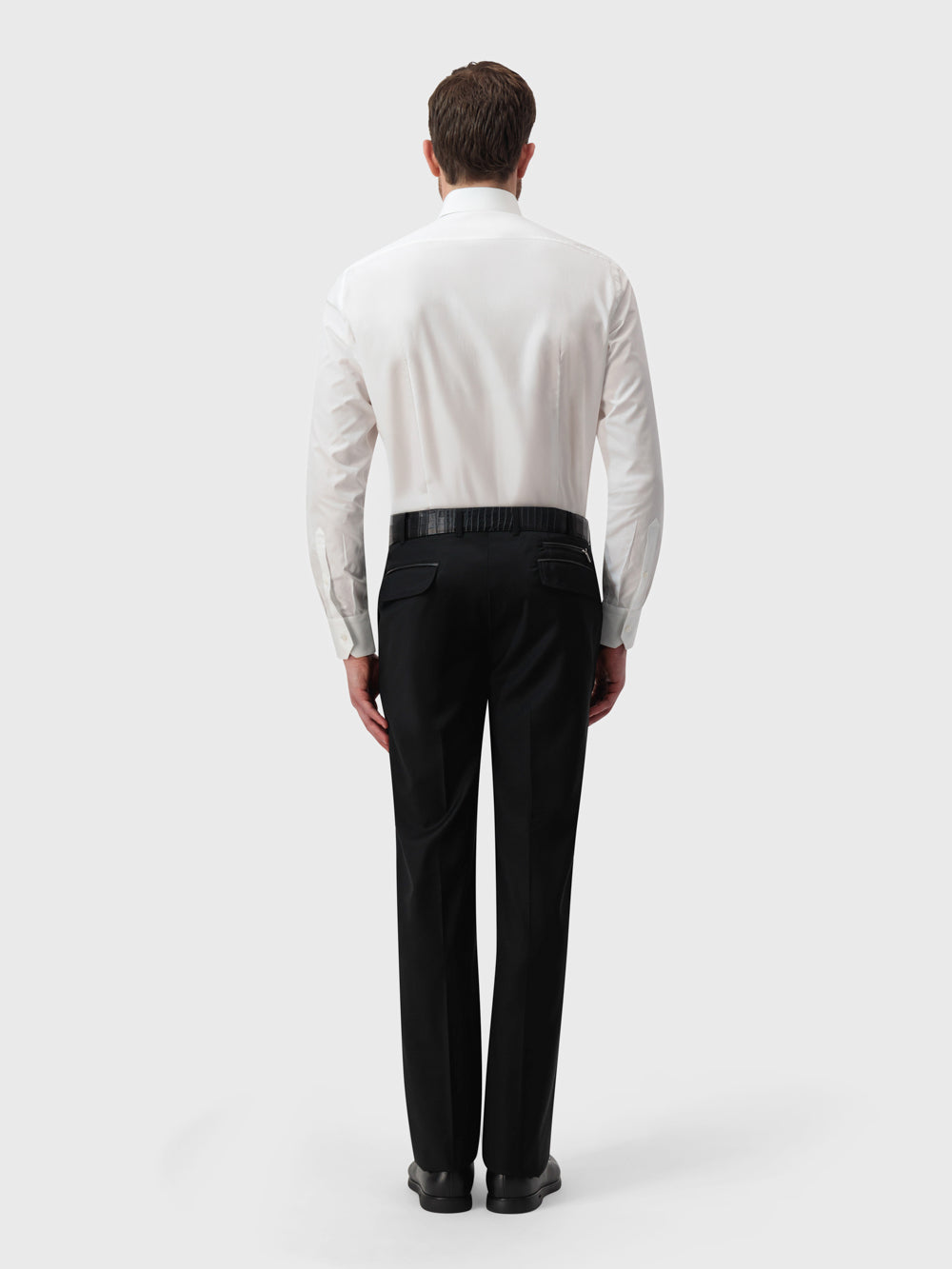 Single-Stitch Classic Formal Shirt - White