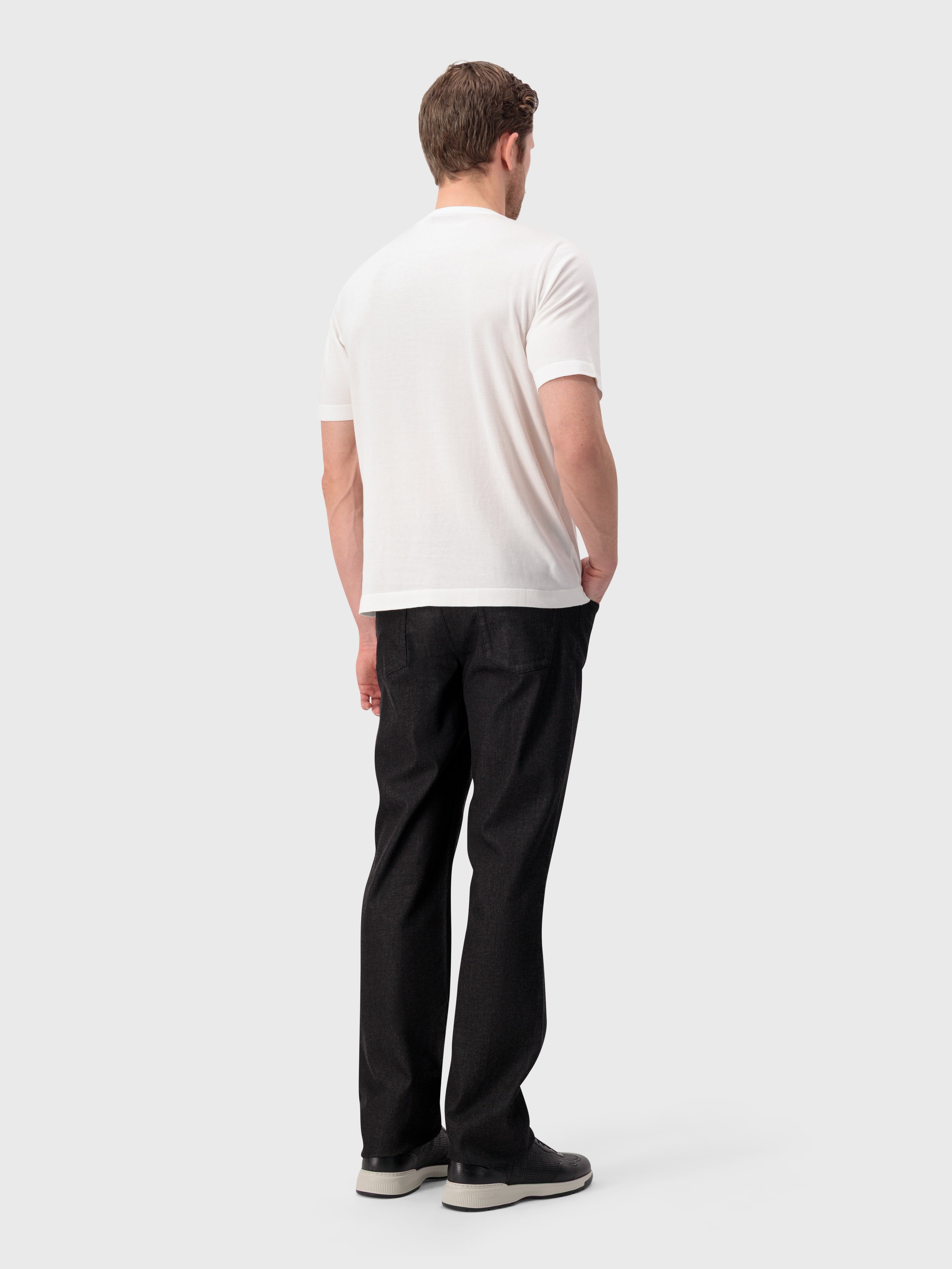 ZILLI Embroidery Cotton Shirt - Natural White