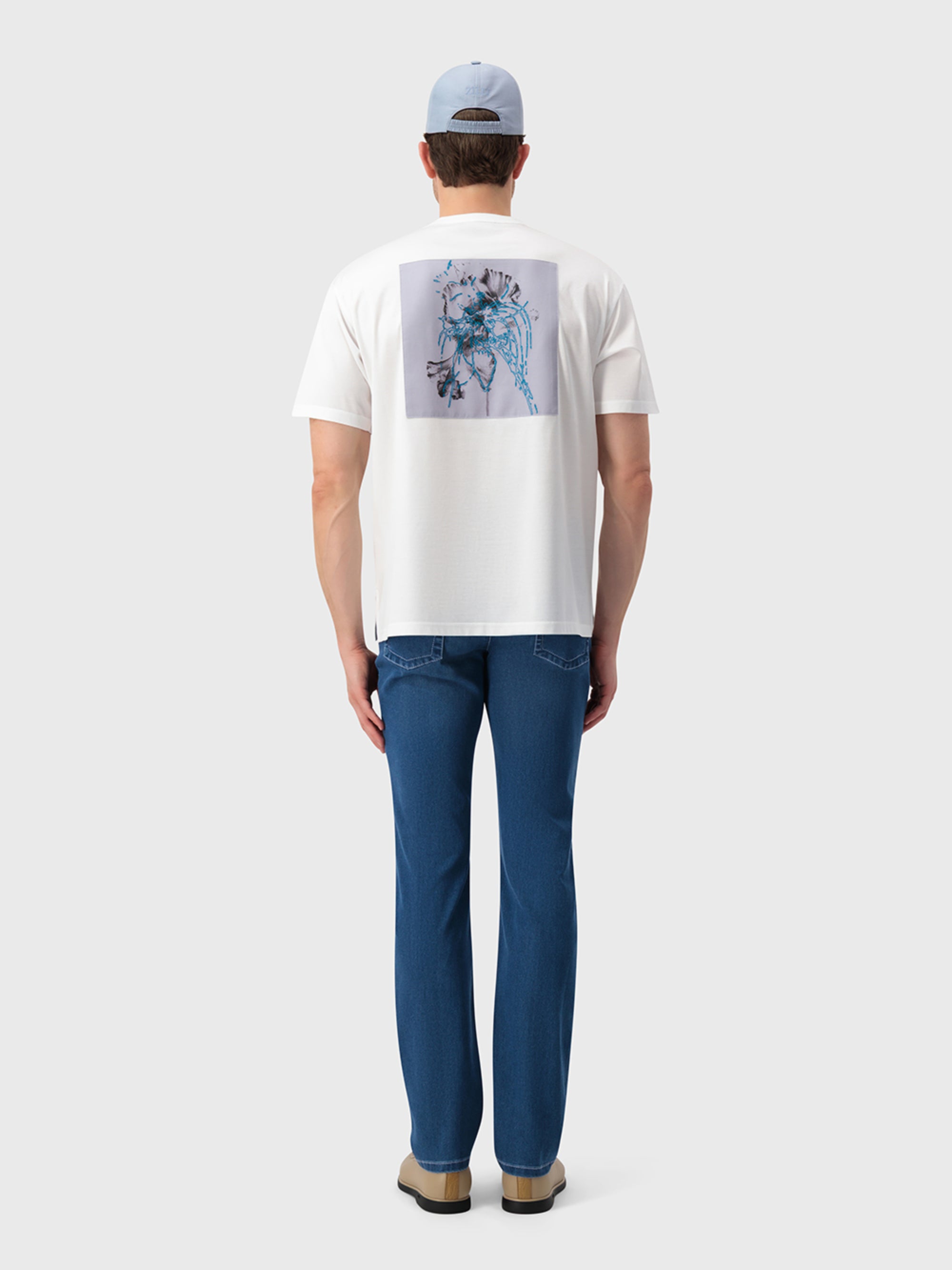 "FANTASY" Patched T-Shirt - White