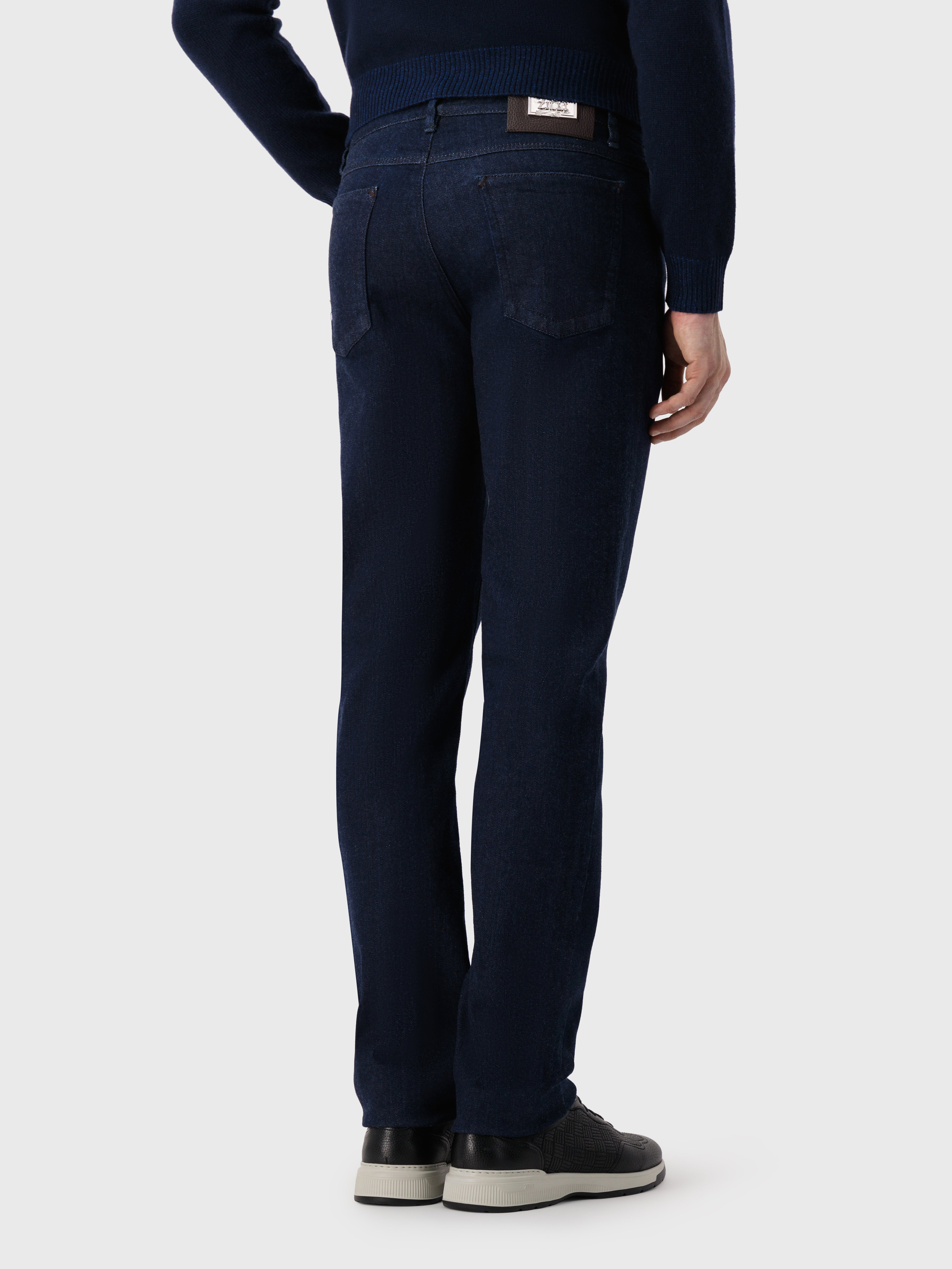 Cotton Jeans Blue Navy
