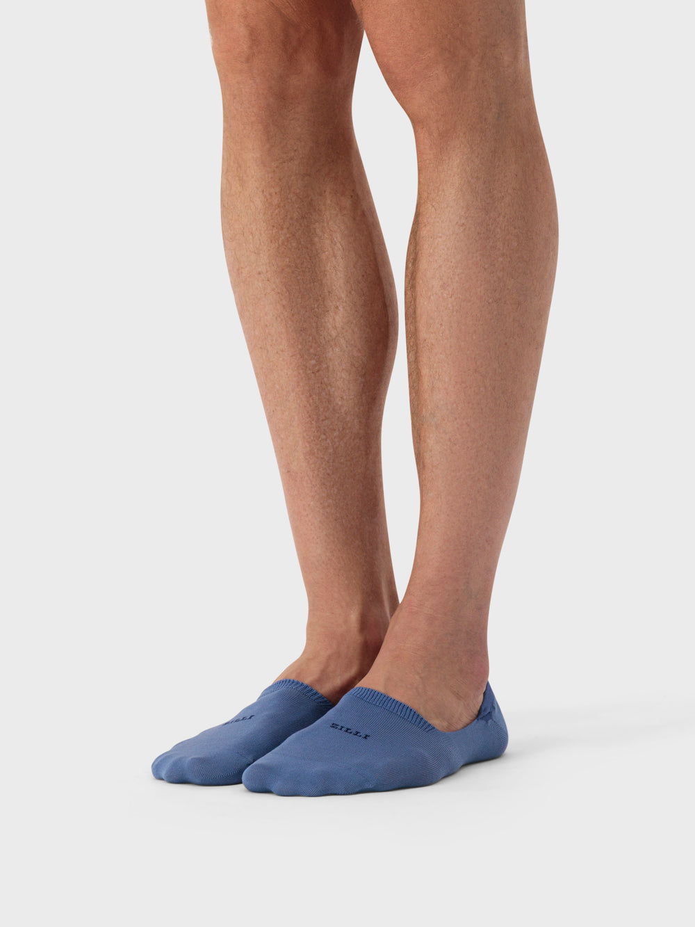 ZILLI Cotton No-Show Socks - Blue Sky