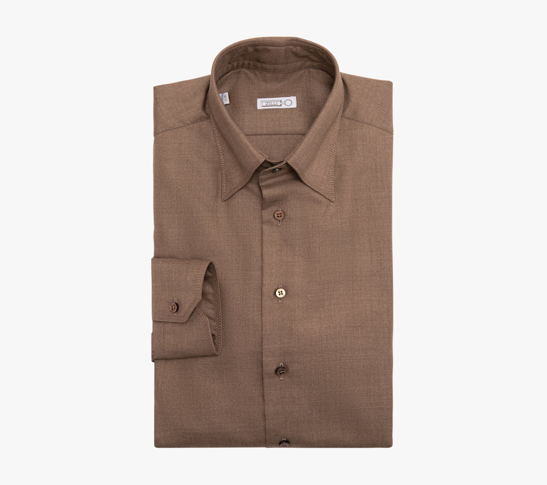 Timeless Long-Sleeve Shirt in Cashmere and Silk