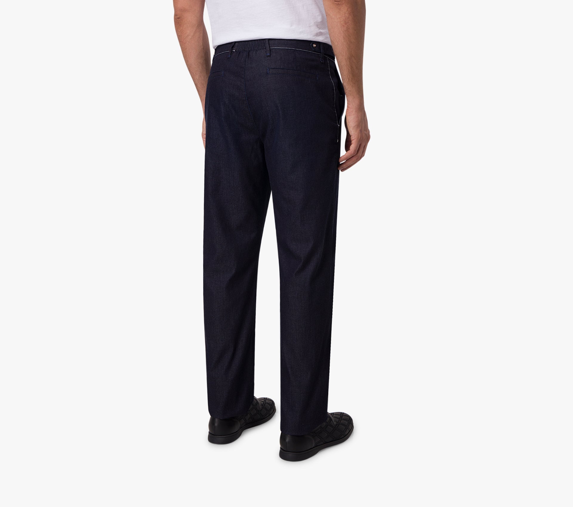 Полуэластичные брюки зауженного кроя с вышивкой Zilli Poem