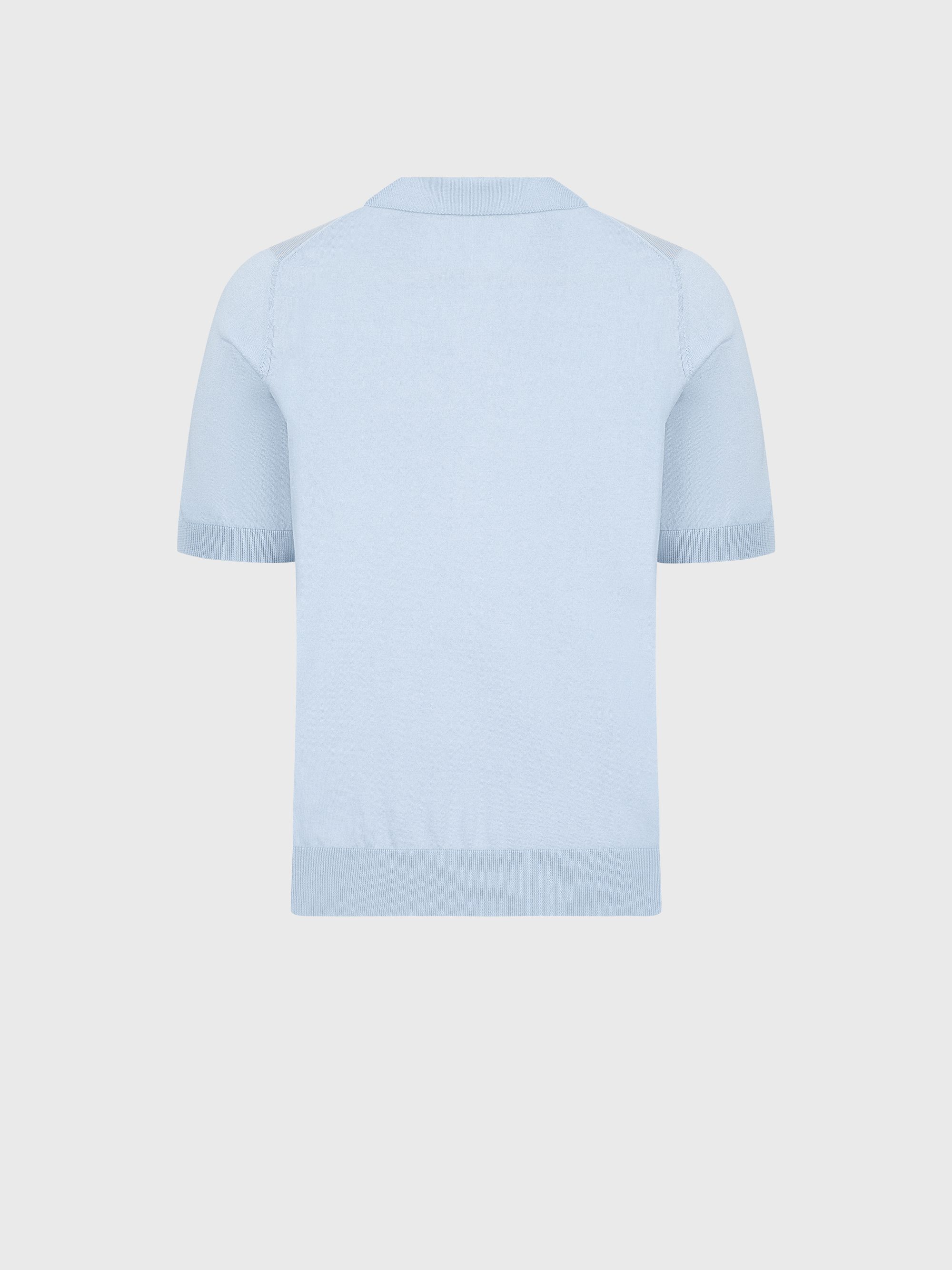 Полосатое поло с короткими рукавами