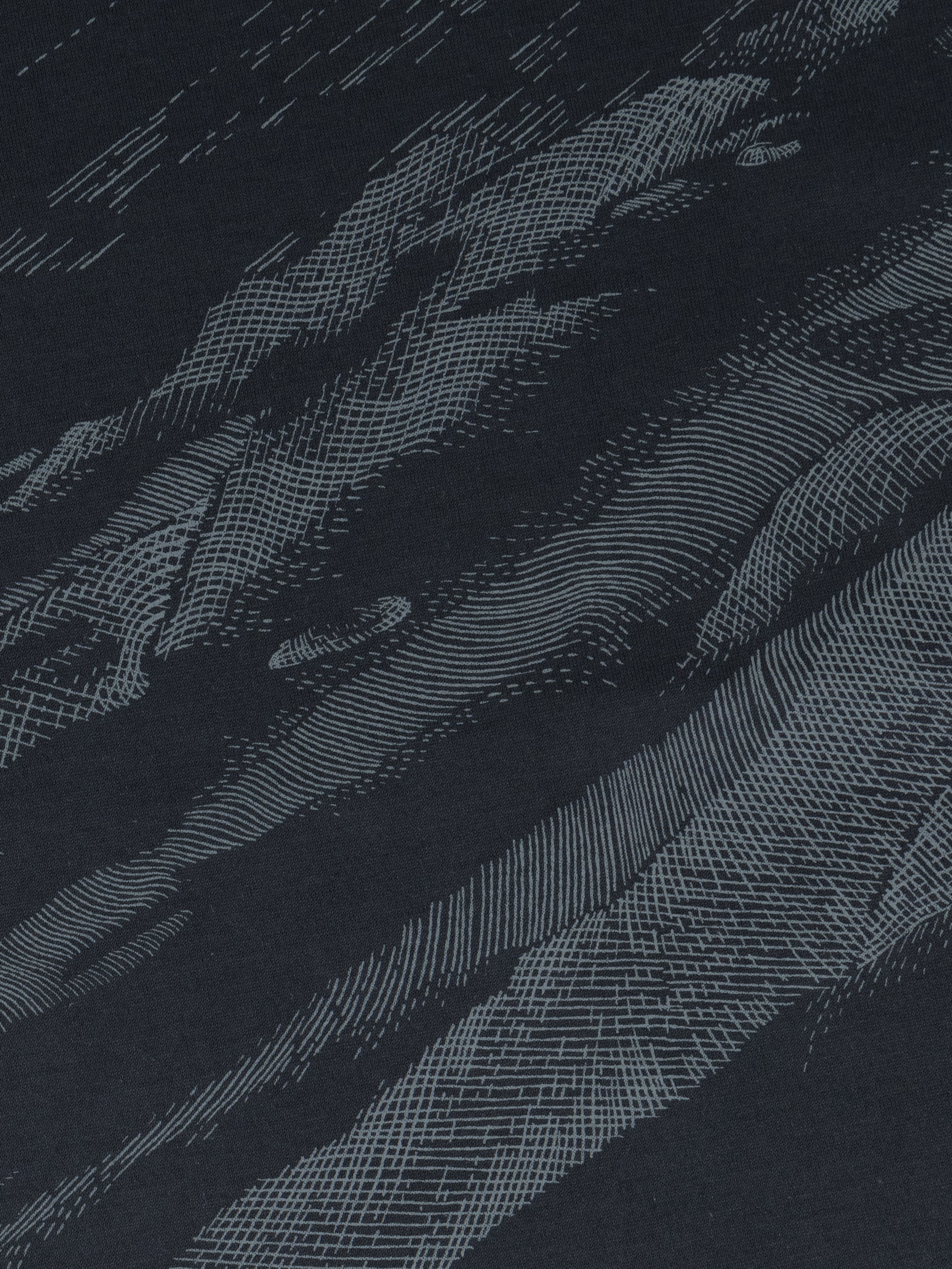 Футболка с абстрактным графическим рисунком темно-темноморская