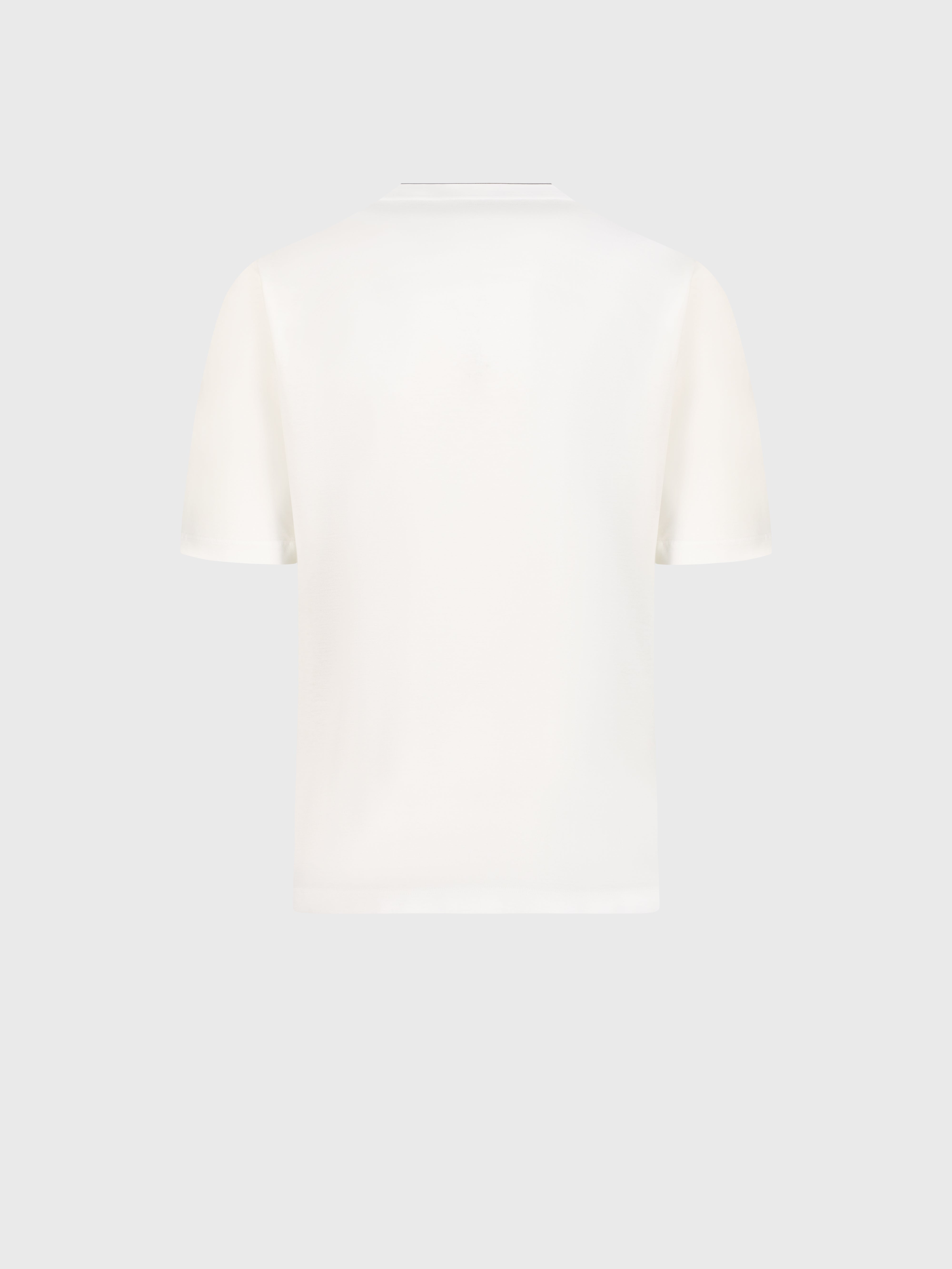 Гладкая футболка белая