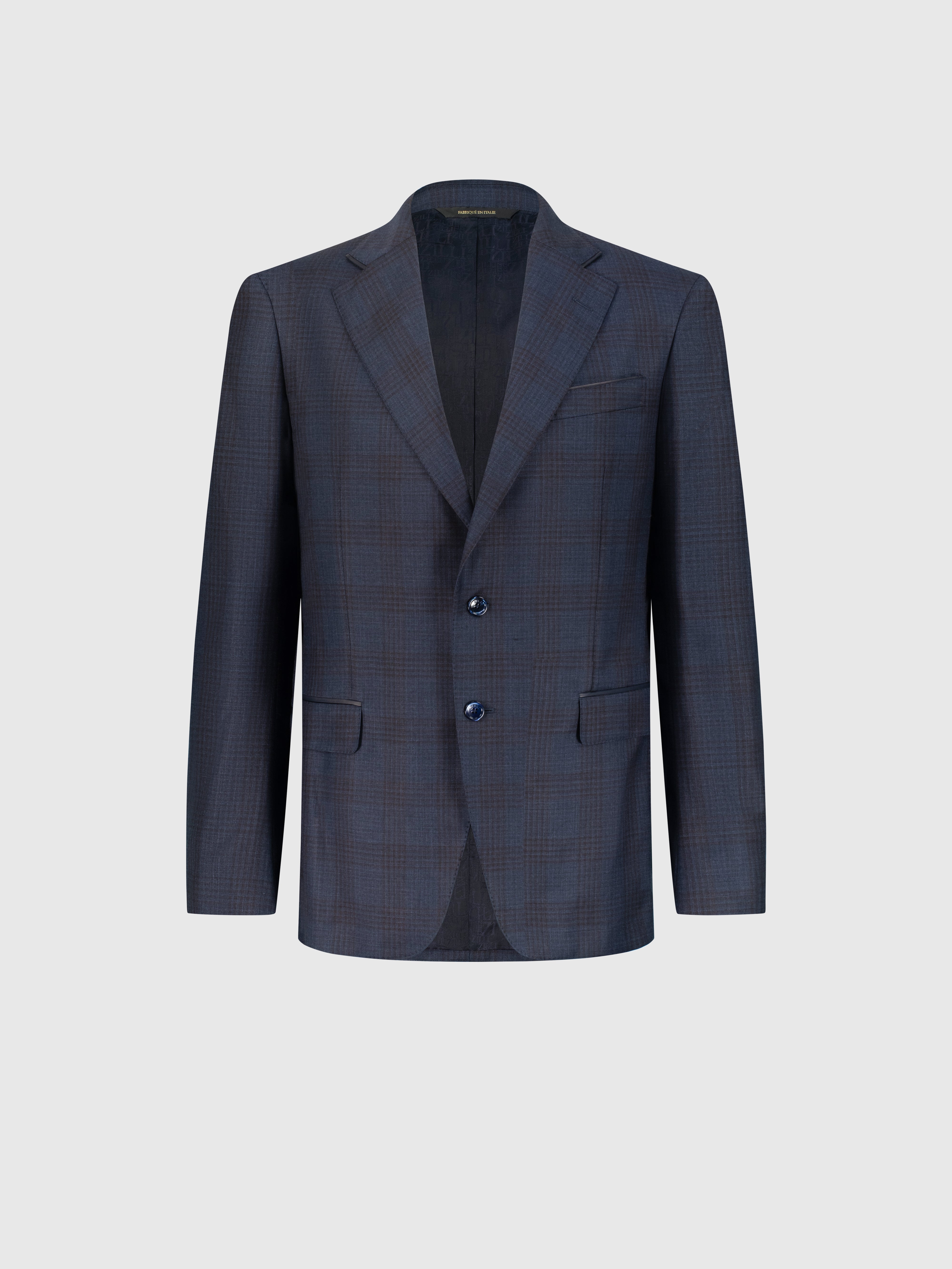 Шерстяной клетчатый блейзер 130-х годов
