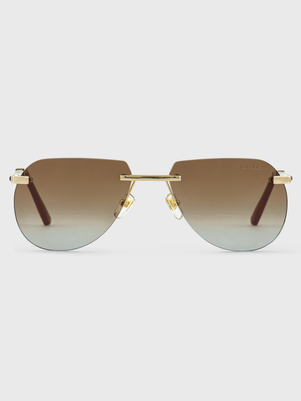 Nyrion Sunglasses - Shiny Gold and Red
