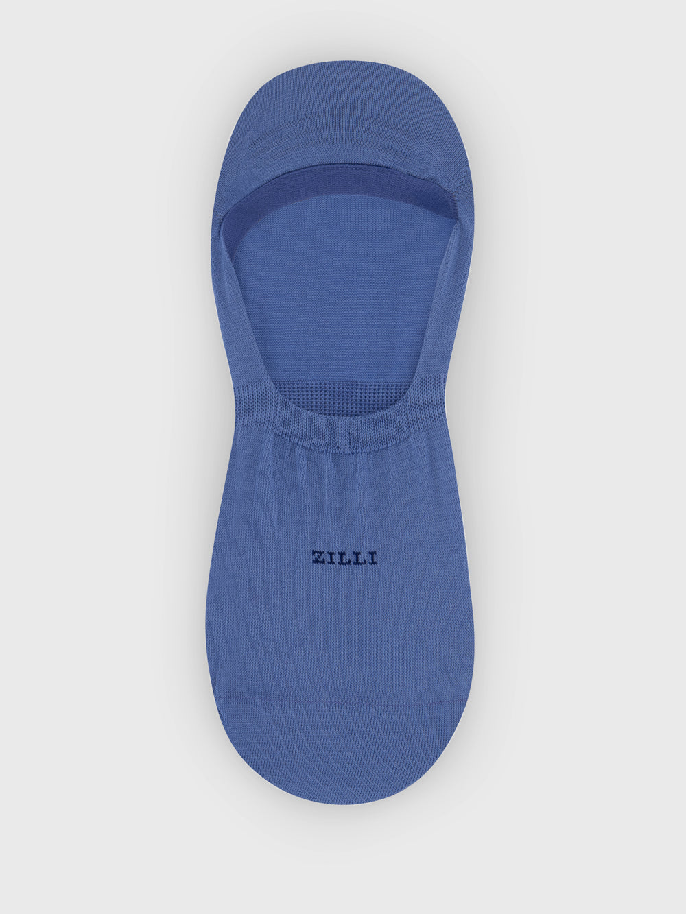 ZILLI Cotton No-Show Socks - Blue Sky