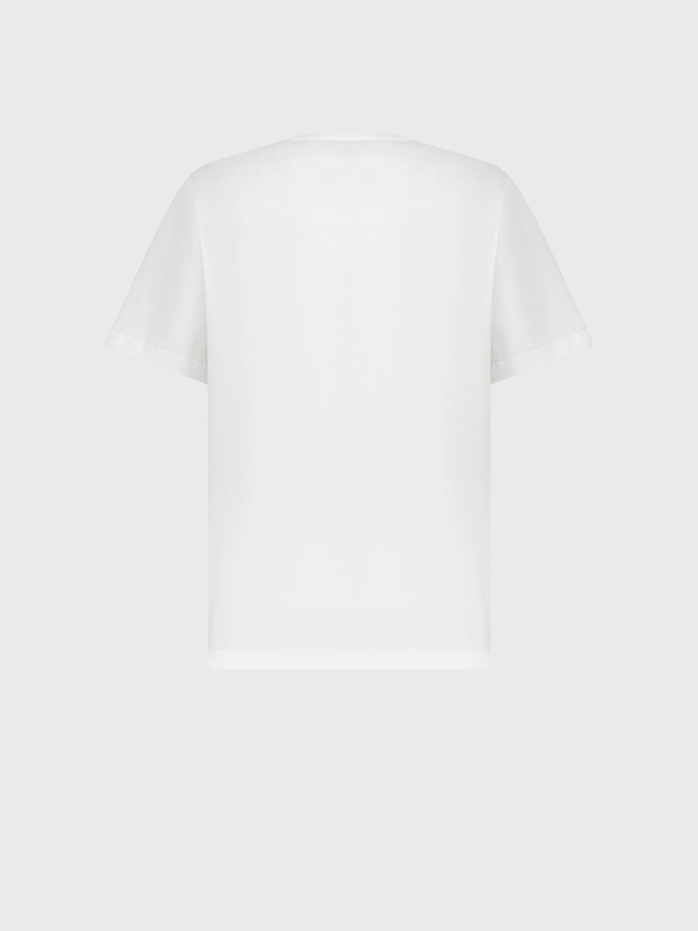 "ZILLI Club Lion" Embroidery Cotton Shirt - White