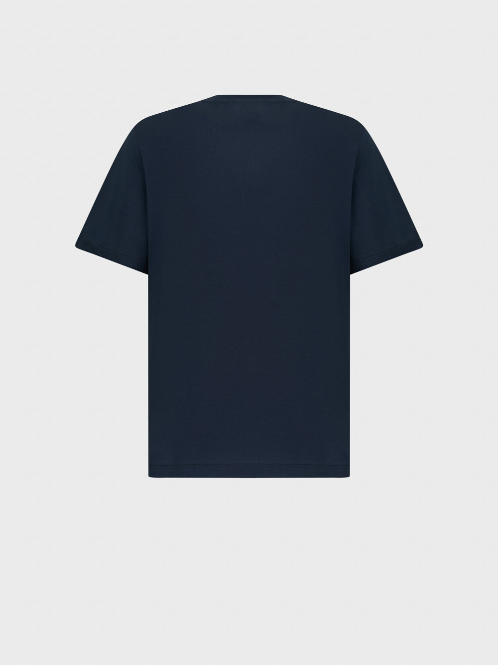 "ZILLI Club Lion" Embroidery Cotton Shirt - Blue Navy
