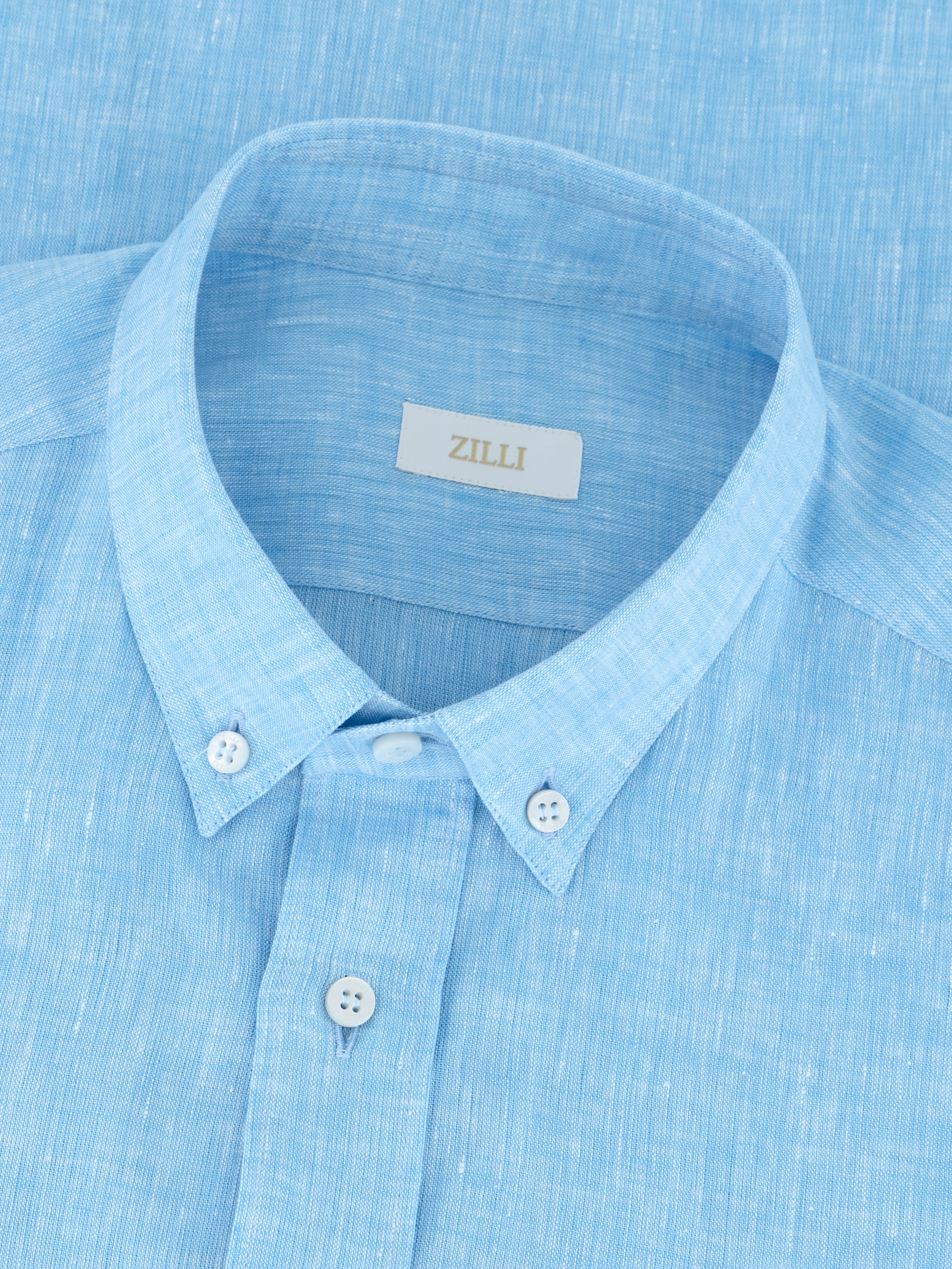 Linen Shirt - Peacock