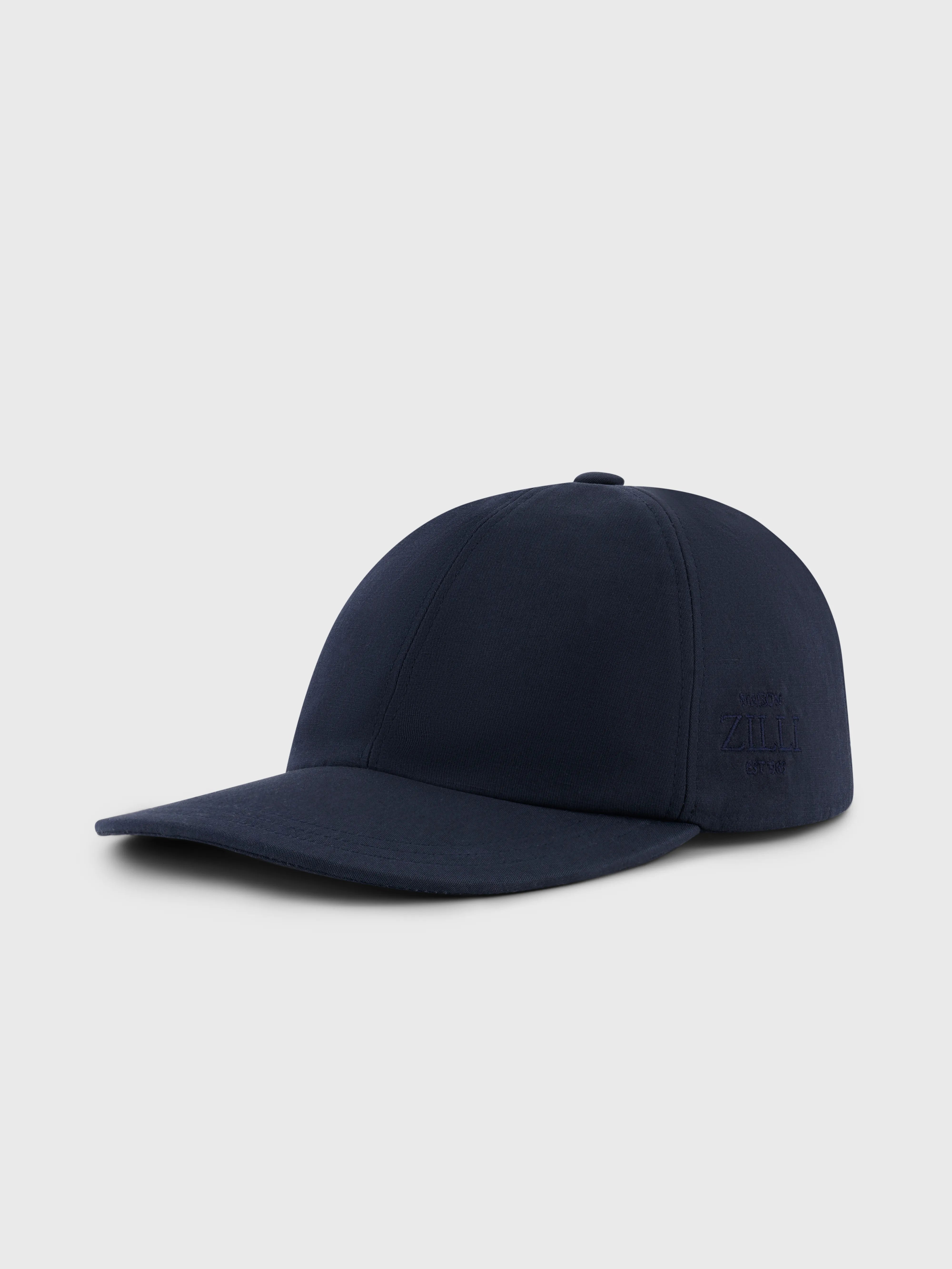 "Maison ZILLI EST 1965" Embroidered Cap - Ink