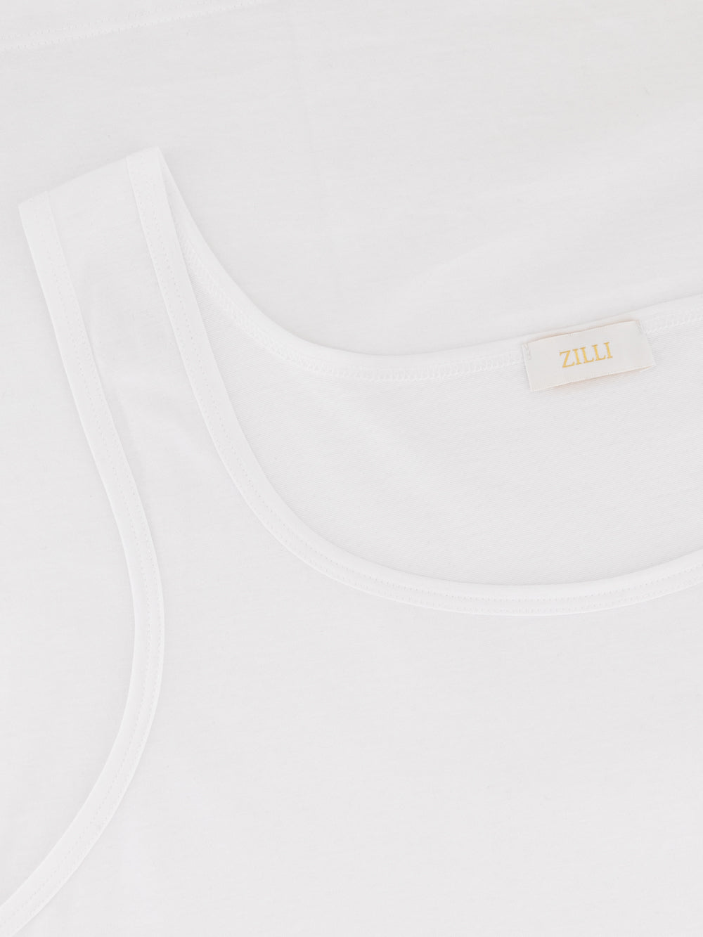 Pure Cotton Essential Tank Top - White