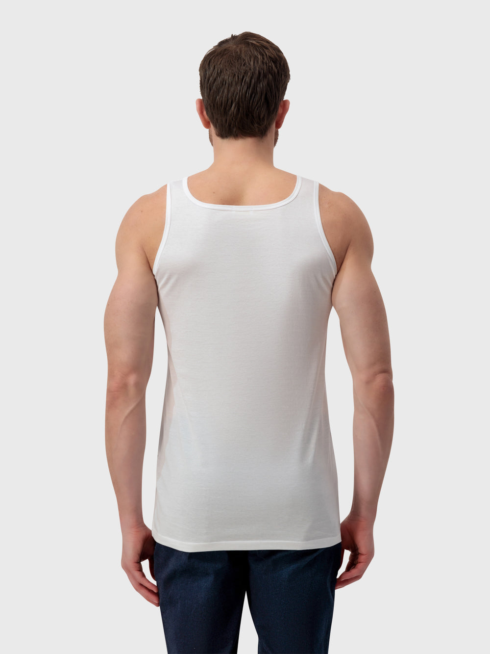 Pure Cotton Essential Tank Top - White