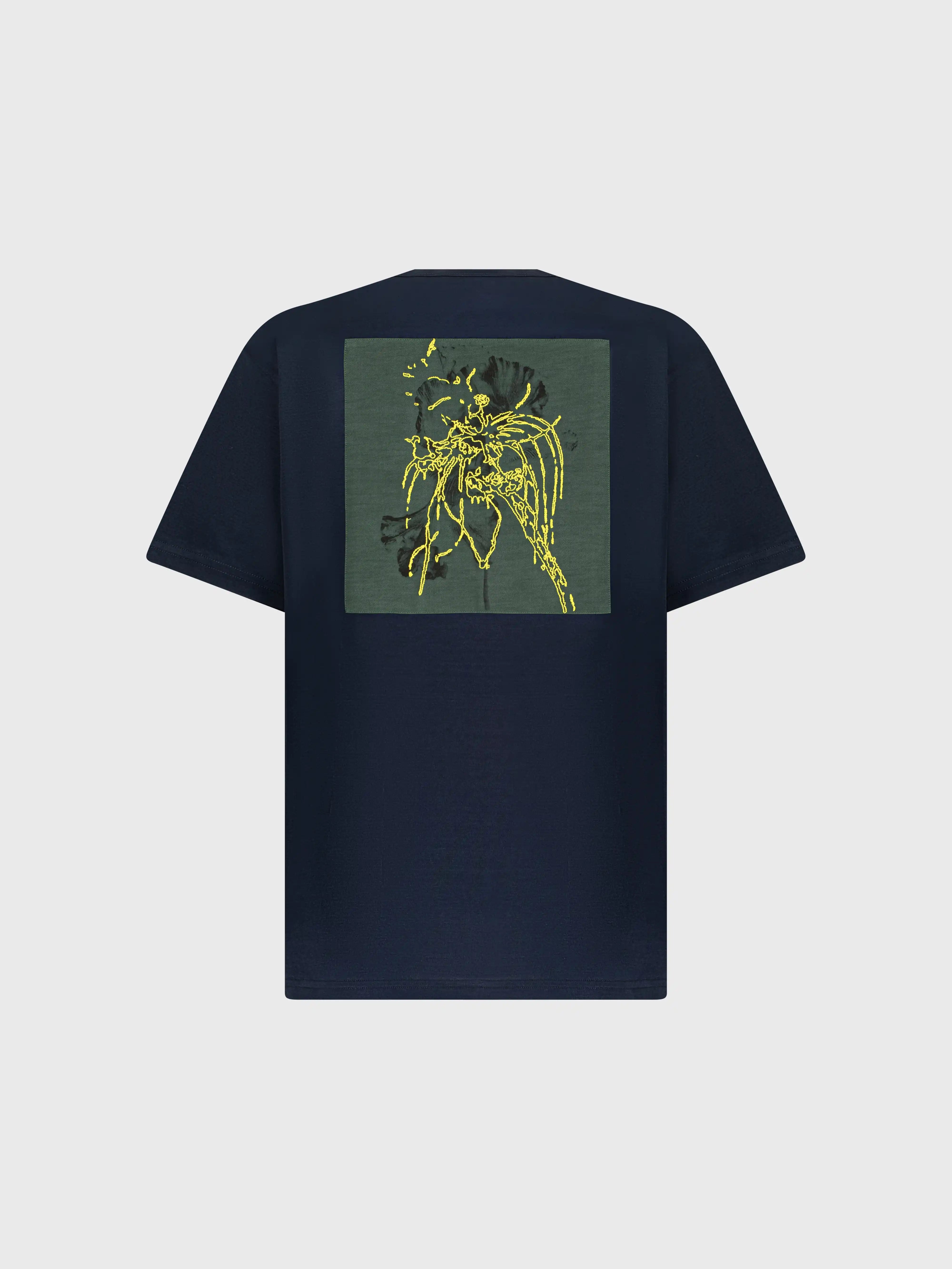 "FANTASY" Patched T-Shirt - Dark Navy