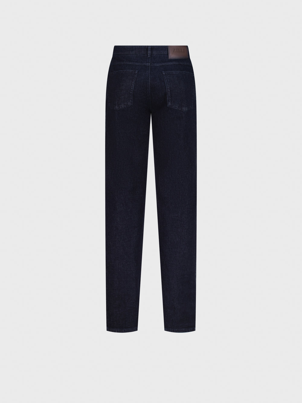 Cotton-Blend Jeans - Blue Navy