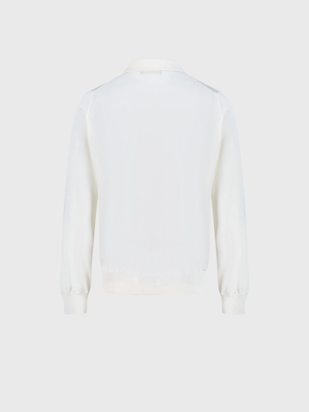 60% Wool 40% Silk Polo Sweater - Blond Fawn