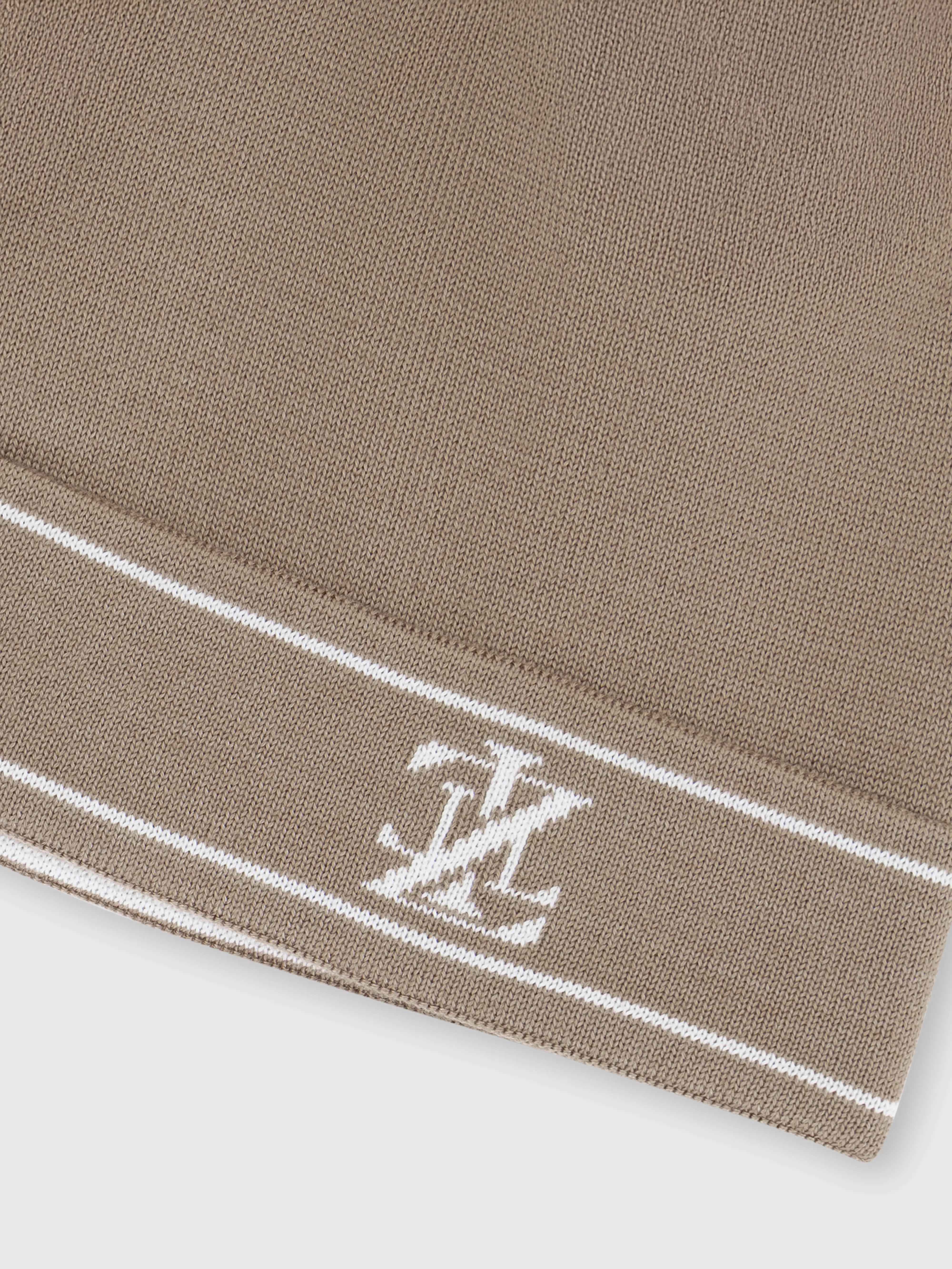 70% Wool 30% Silk Beanie - Cappuccino