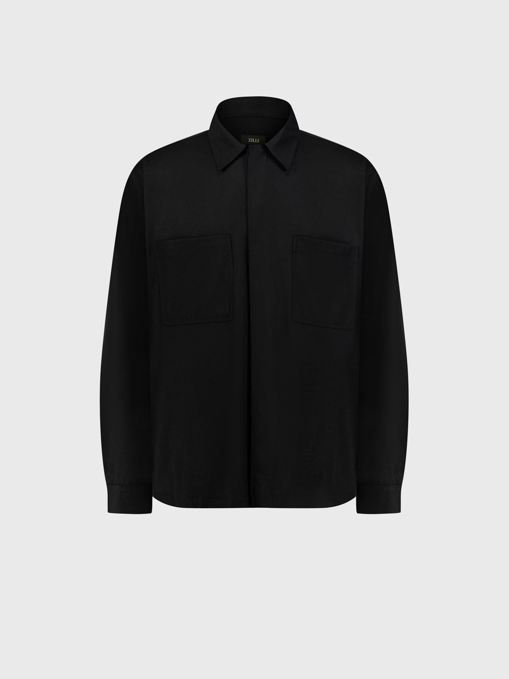 Pocket Subtly Boxy Shirt - Black