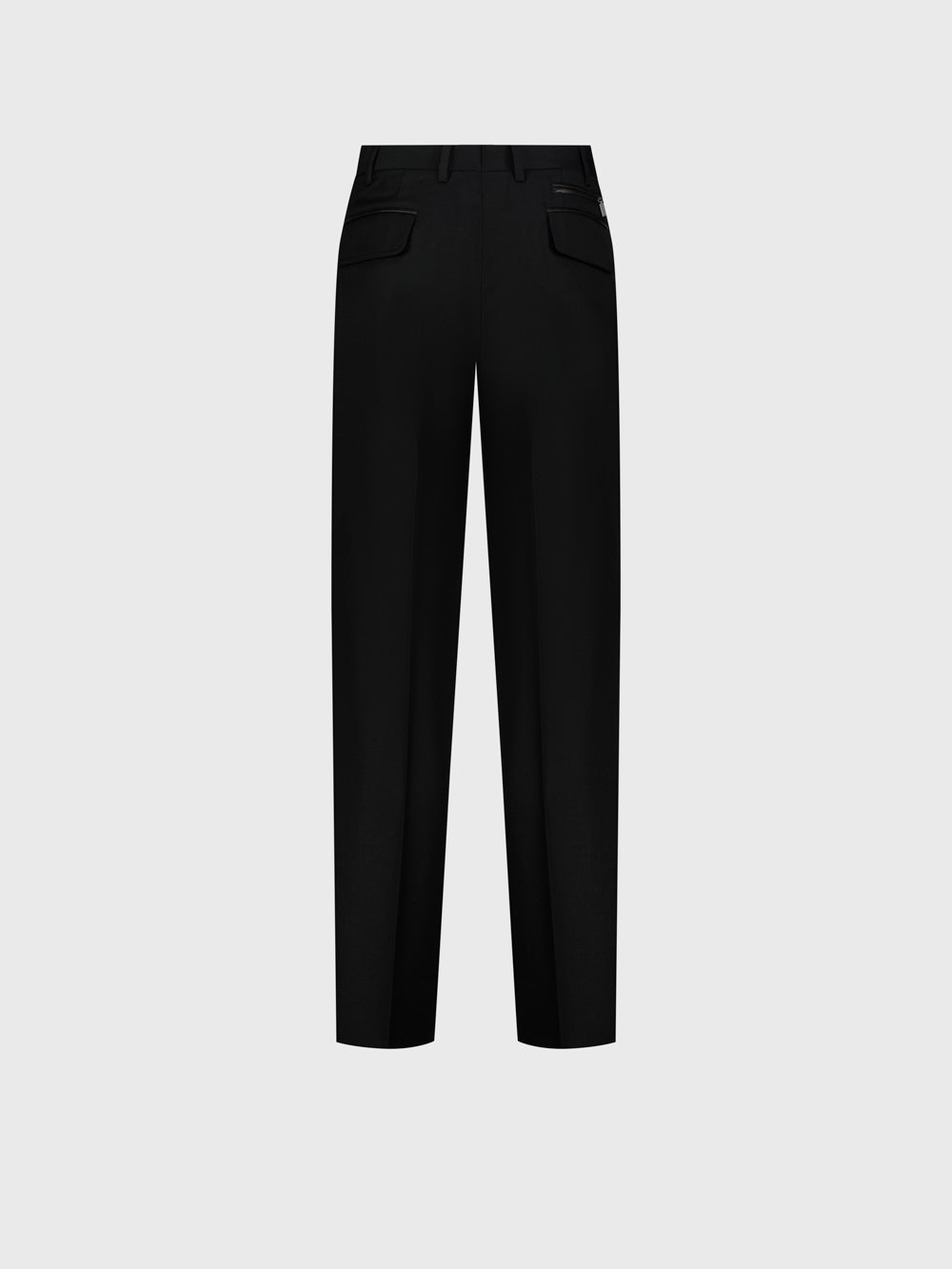 Wool Formal Trousers - Black