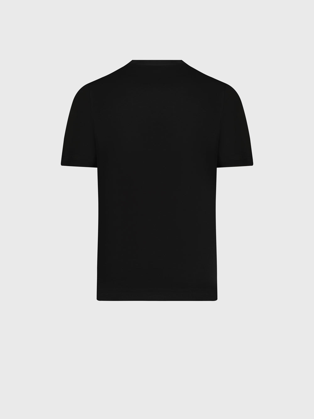 ZILLI Crest Embroidered T-Shirt - Black
