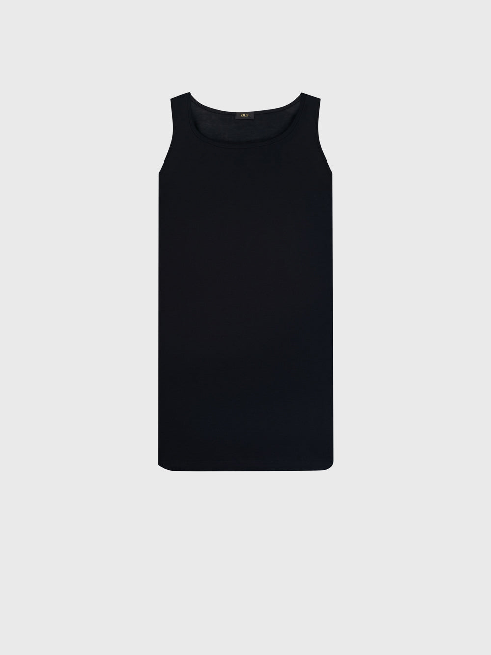 Pure Cotton Essential Tank Top - Black
