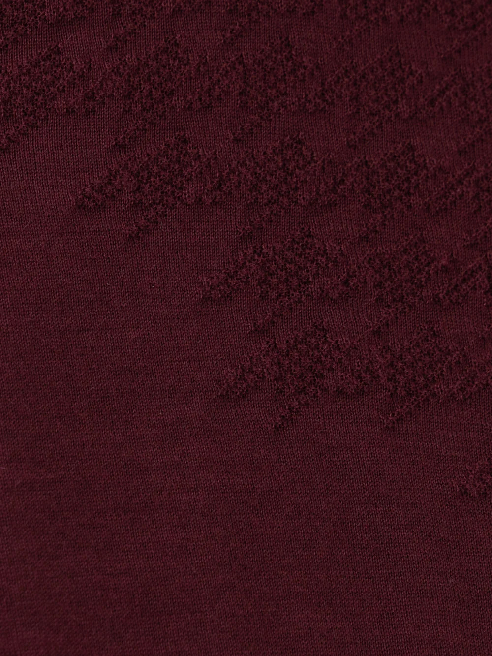 Angled Panel Polo Half-Zip Knit with Crocodile Leather Trim – Ruby