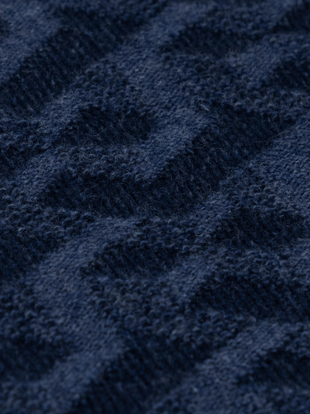 Графический свитер с полузакрытой молнией - Темно-темноморский