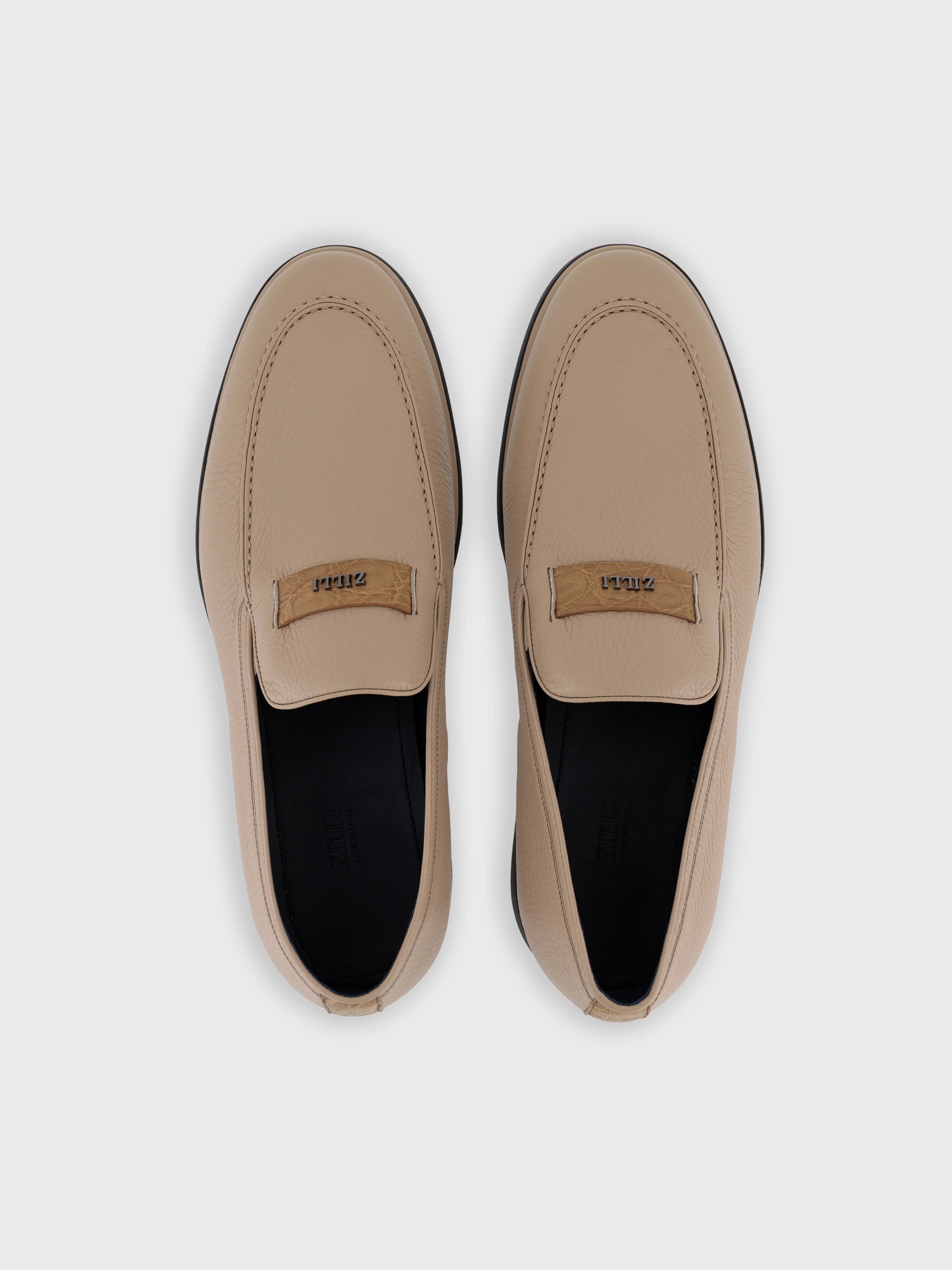 Deerskin Leather Loafers – Blond Fawn