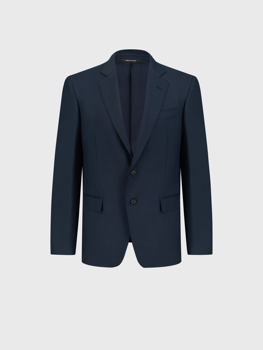 Paris Line Double-Breasted Suit in 95% Wool 5% Cashmere - Periwinkle