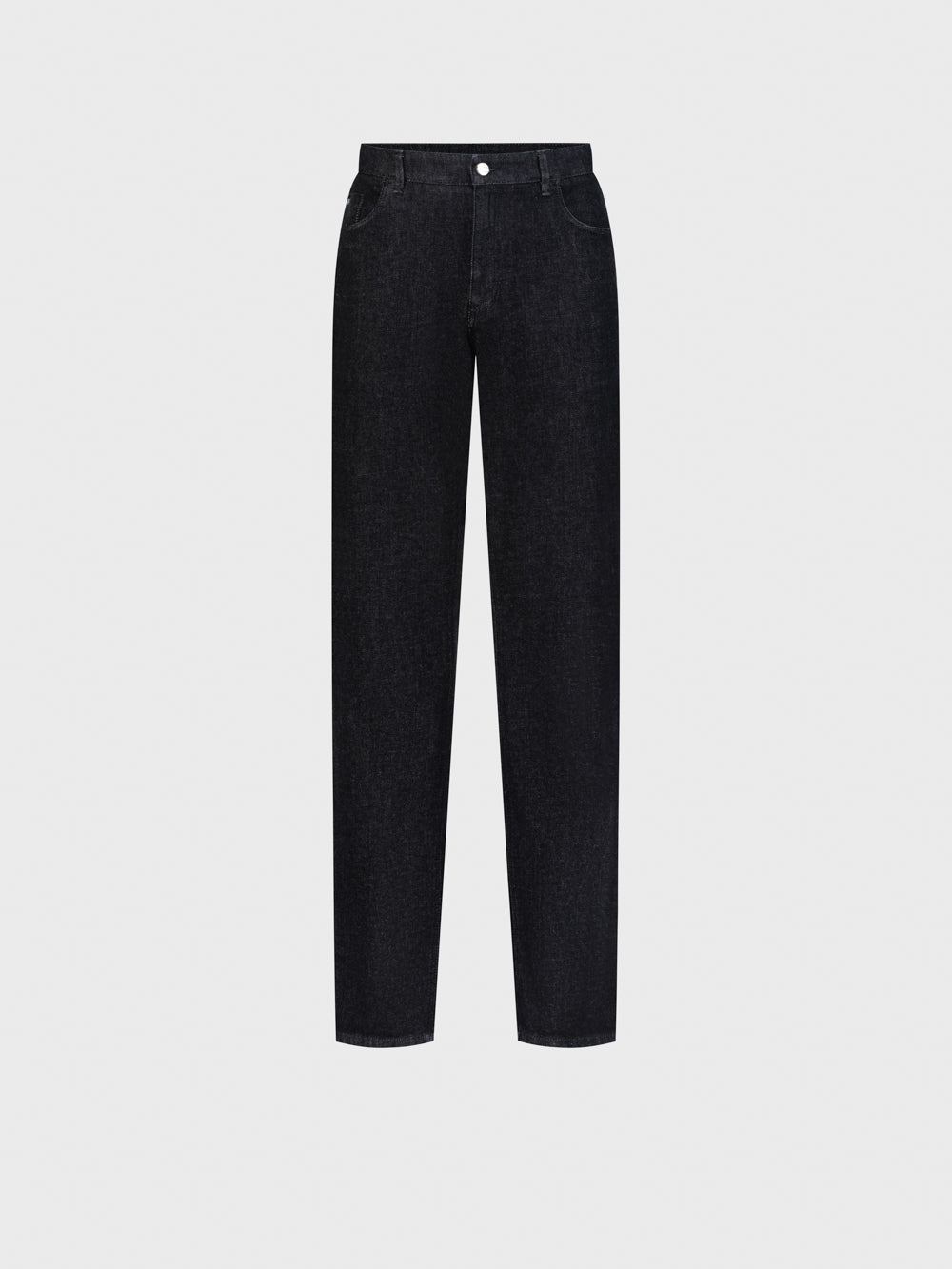 Cotton-Blend Jeans – Black-Beige