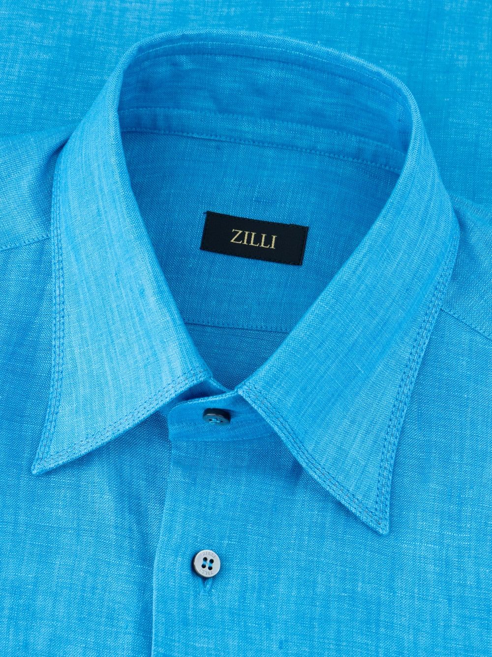 Linen Formal Shirt - Electric Blue