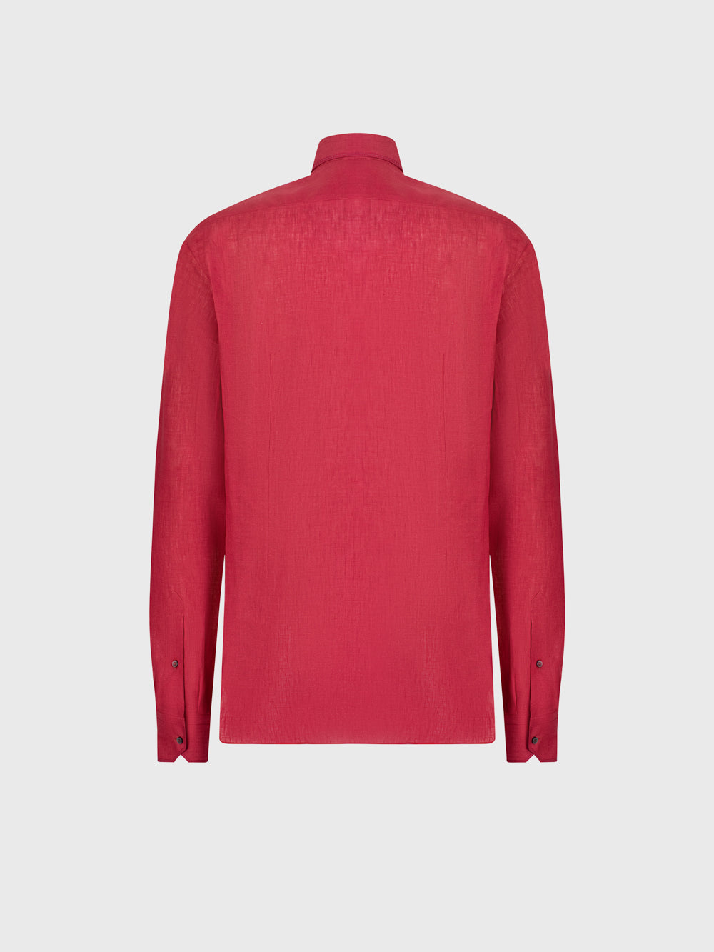 Linen Formal Shirt - Bordeaux