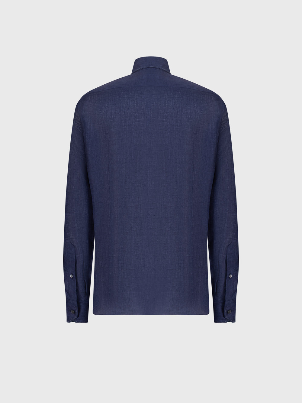 Linen Formal Shirt - Blue Navy