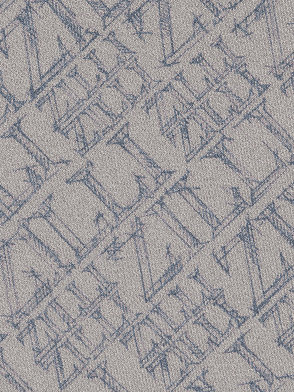 Silk Logo Pattern Tie - Blond Fawn