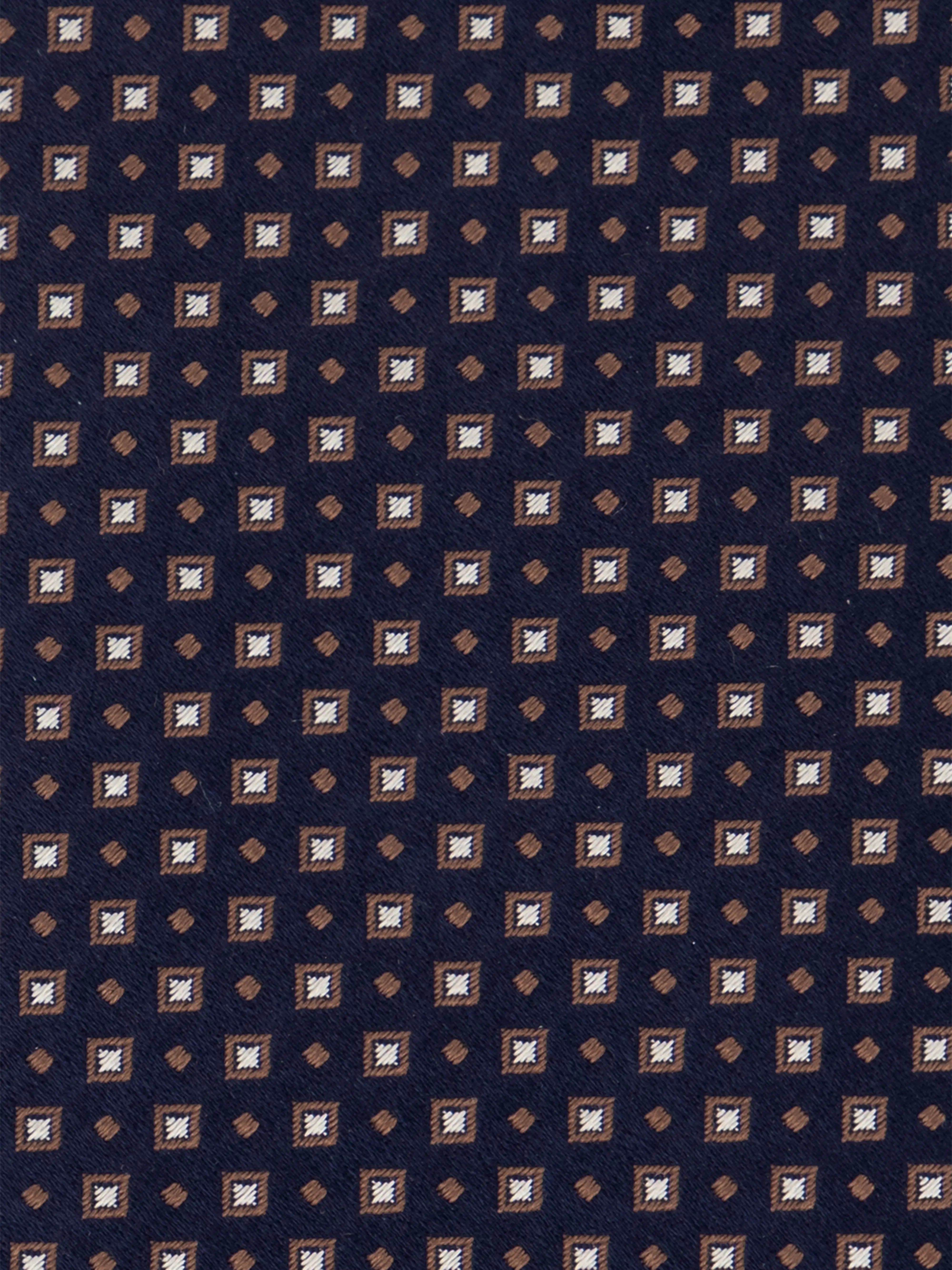 100% Silk Tie with Basketweave Jacquard - English Green